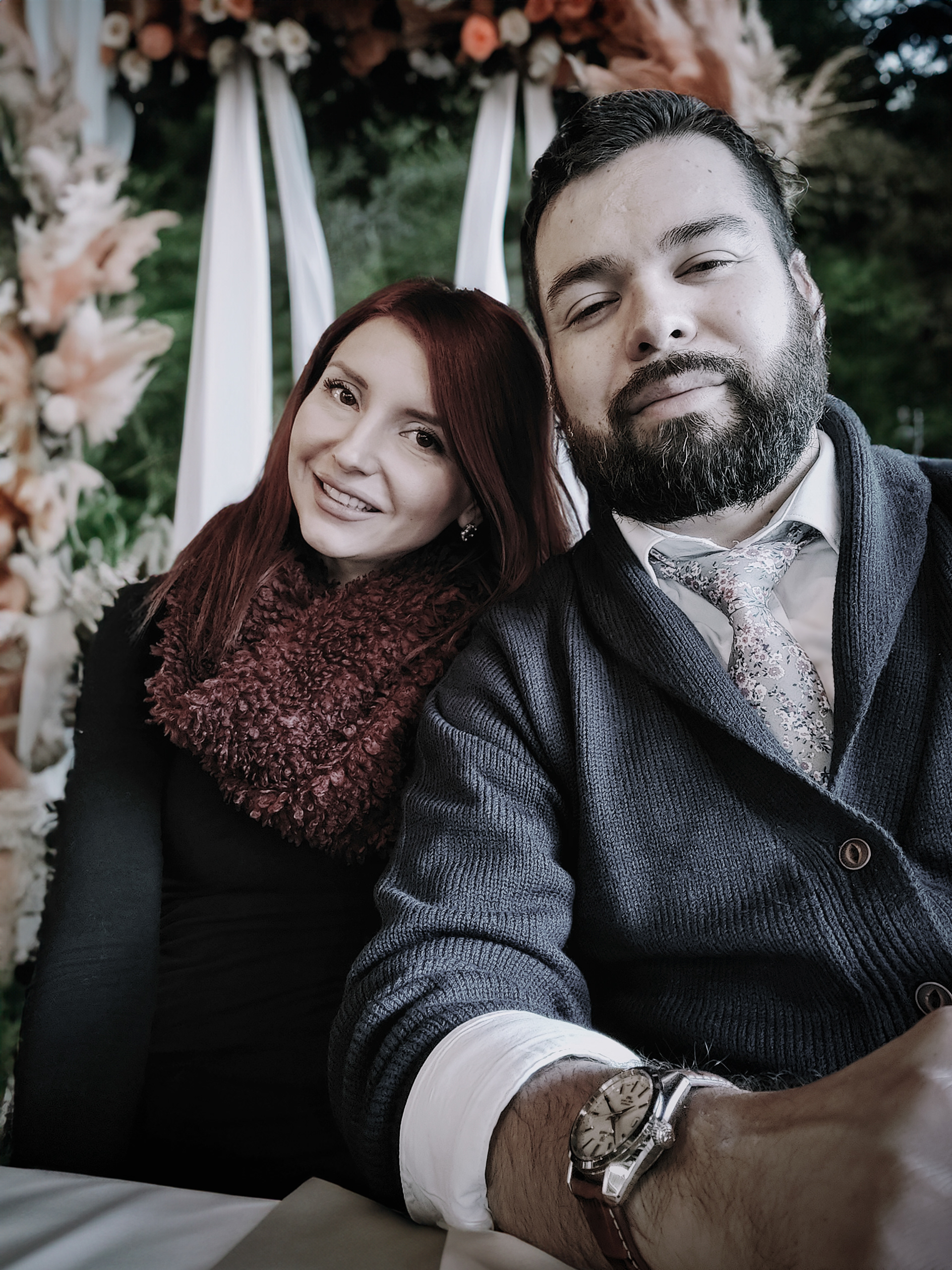 Minneapolis Wedding Photographer's sitting together