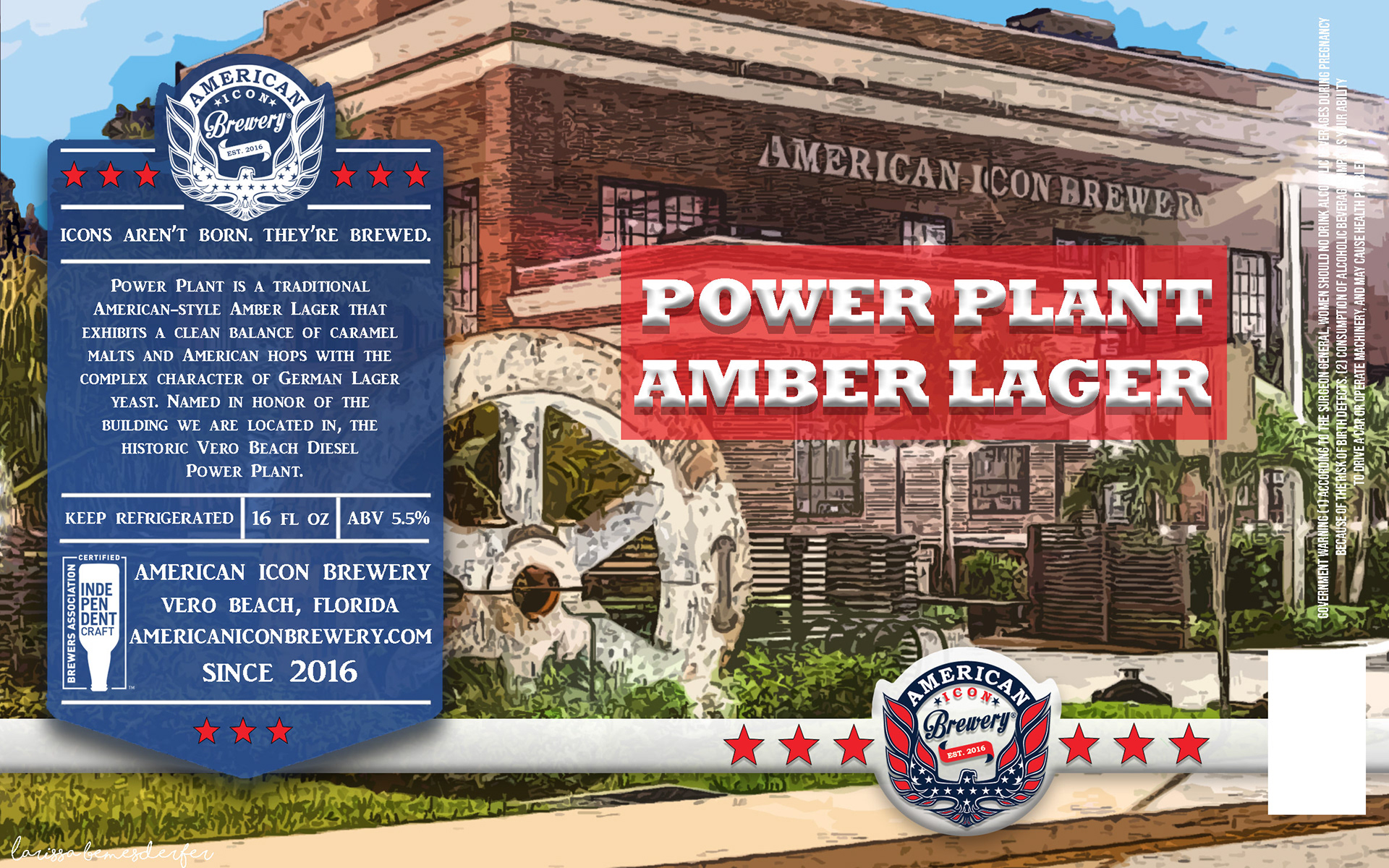 Beer Can Design Option for American Icon Brewery