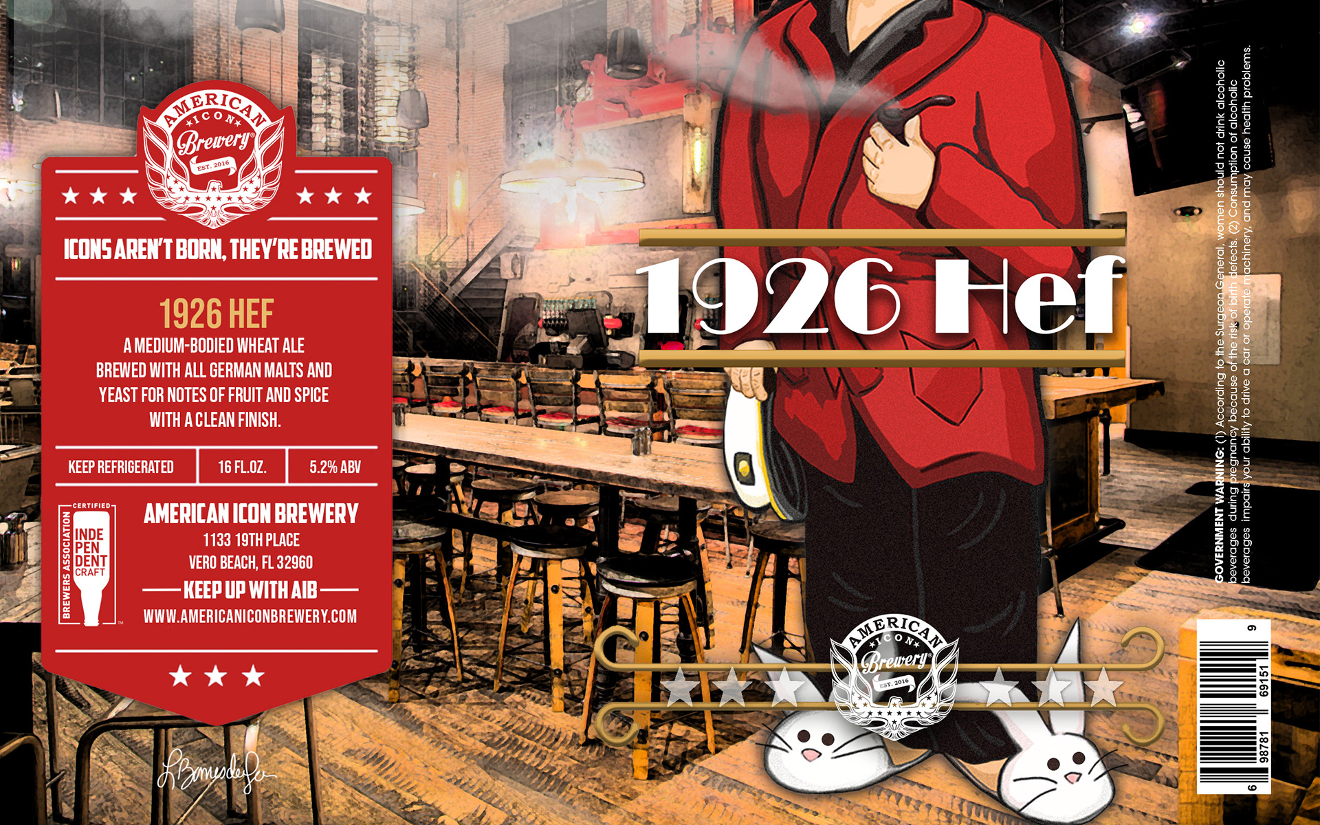 Winning Beer Can Design for American Icon Brewery