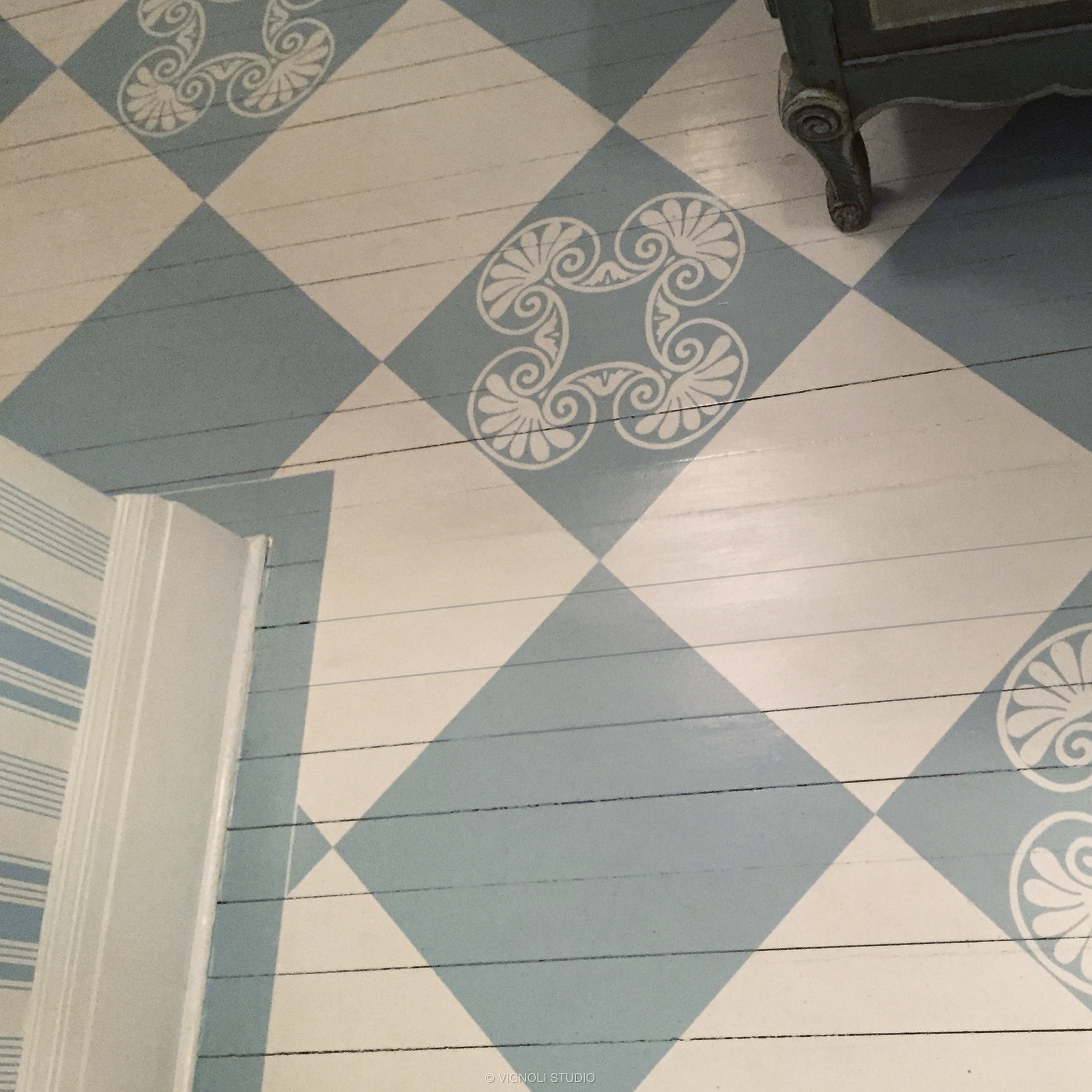 Painted Floor Restored