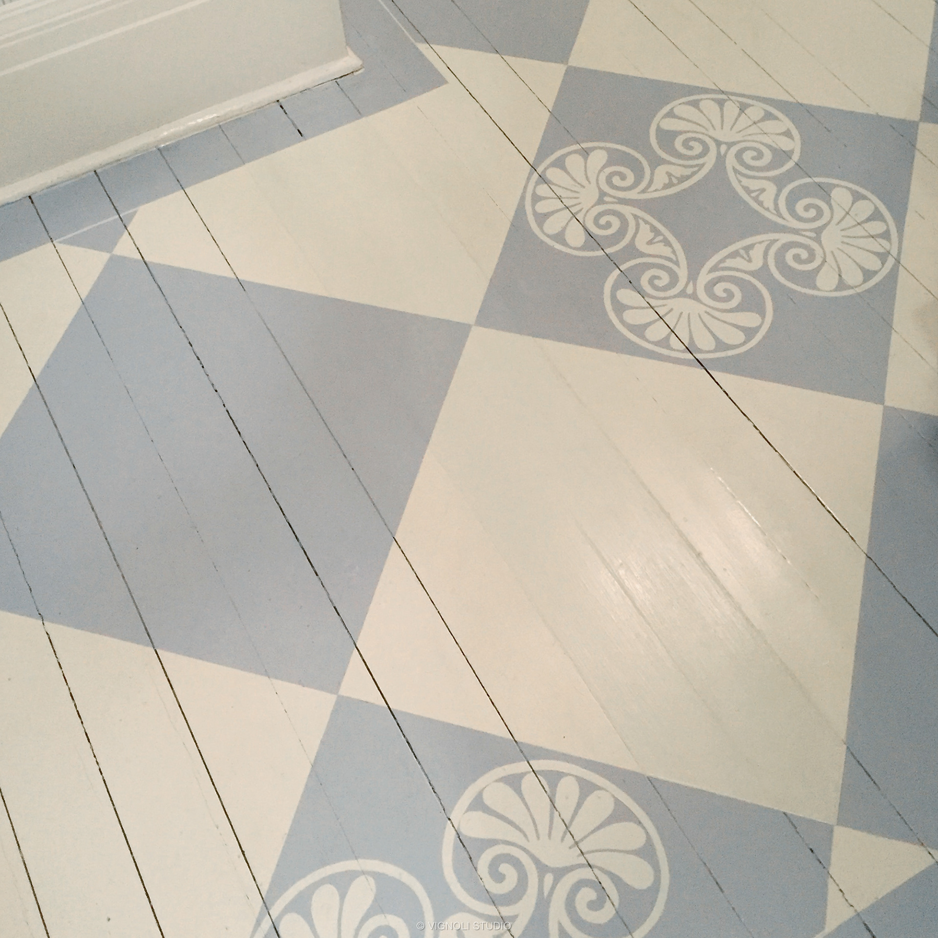 Painted Floor Restored