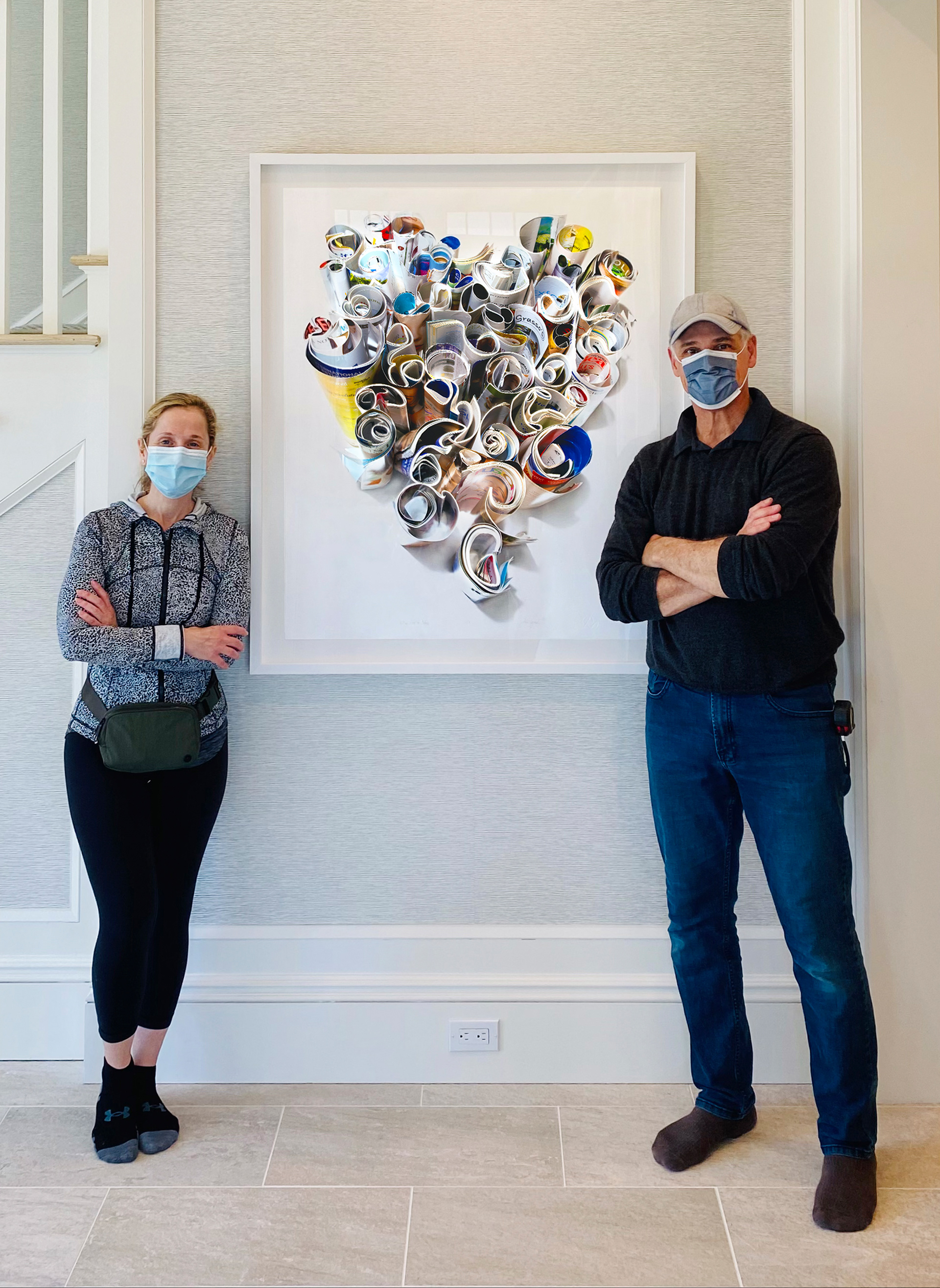Elisa Zied and Alex Vignoli-Rolling Love in Colors, 2020_sold in 2021