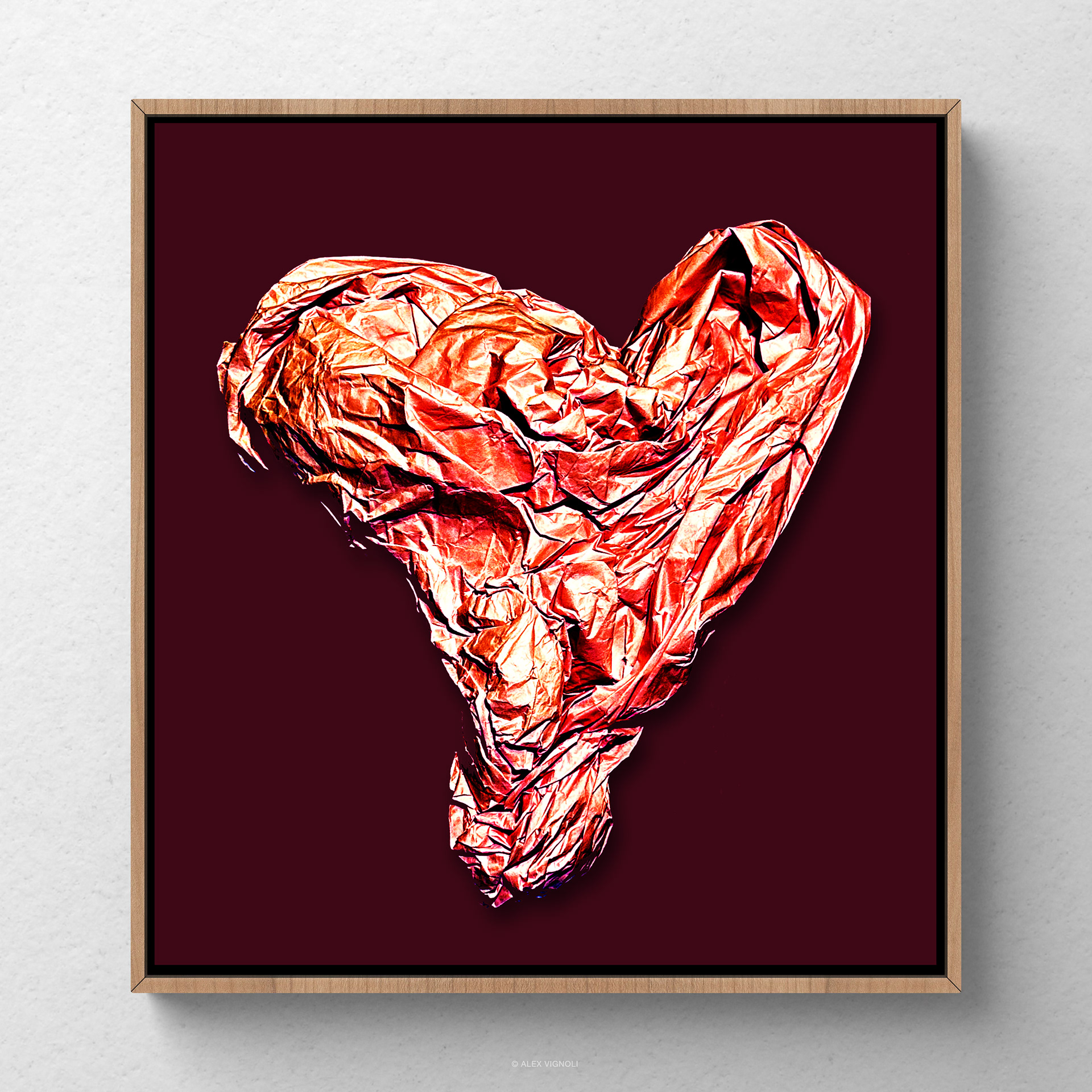 #18 (Red Burgundy, frame simulation)