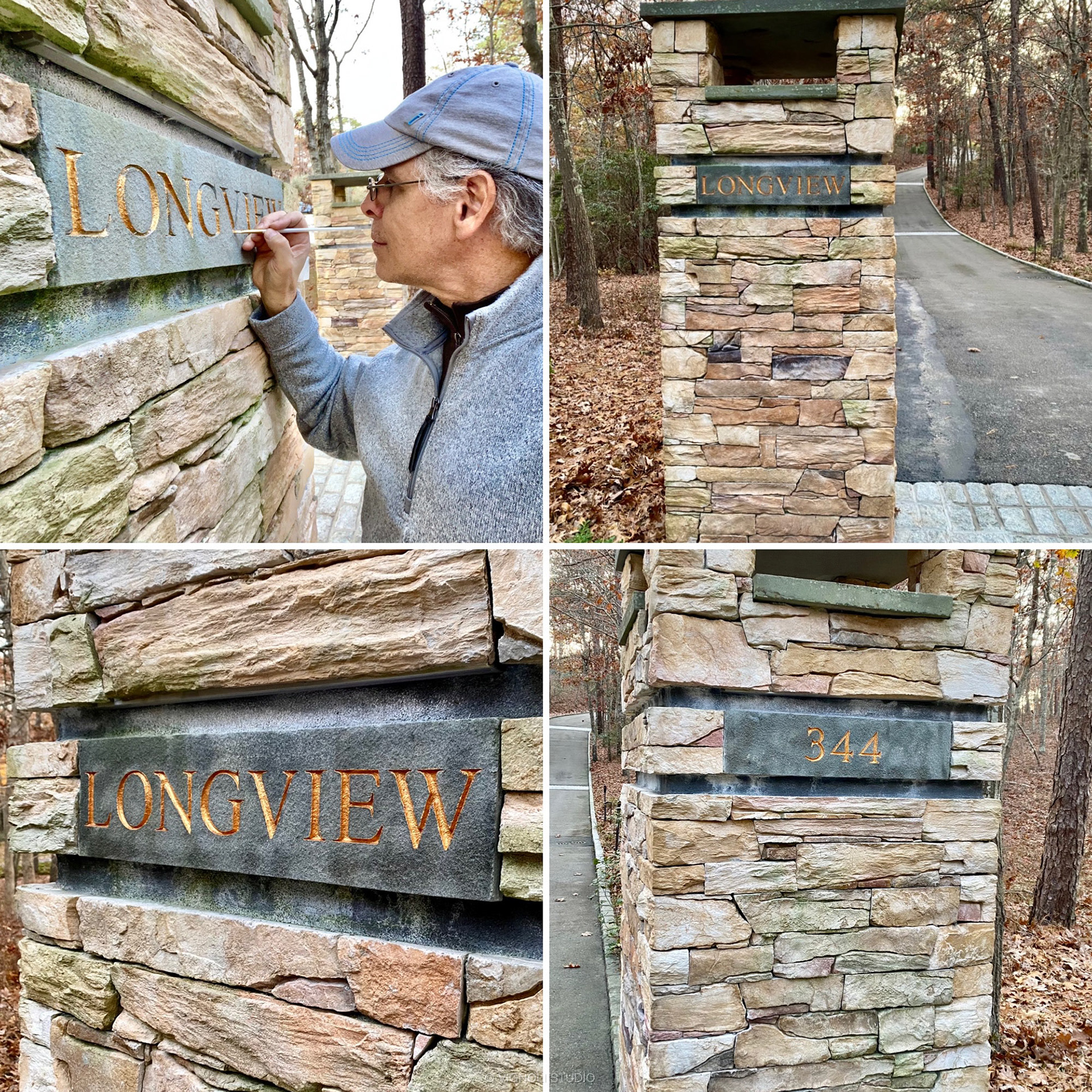 Residence Sign and Numbered Restored