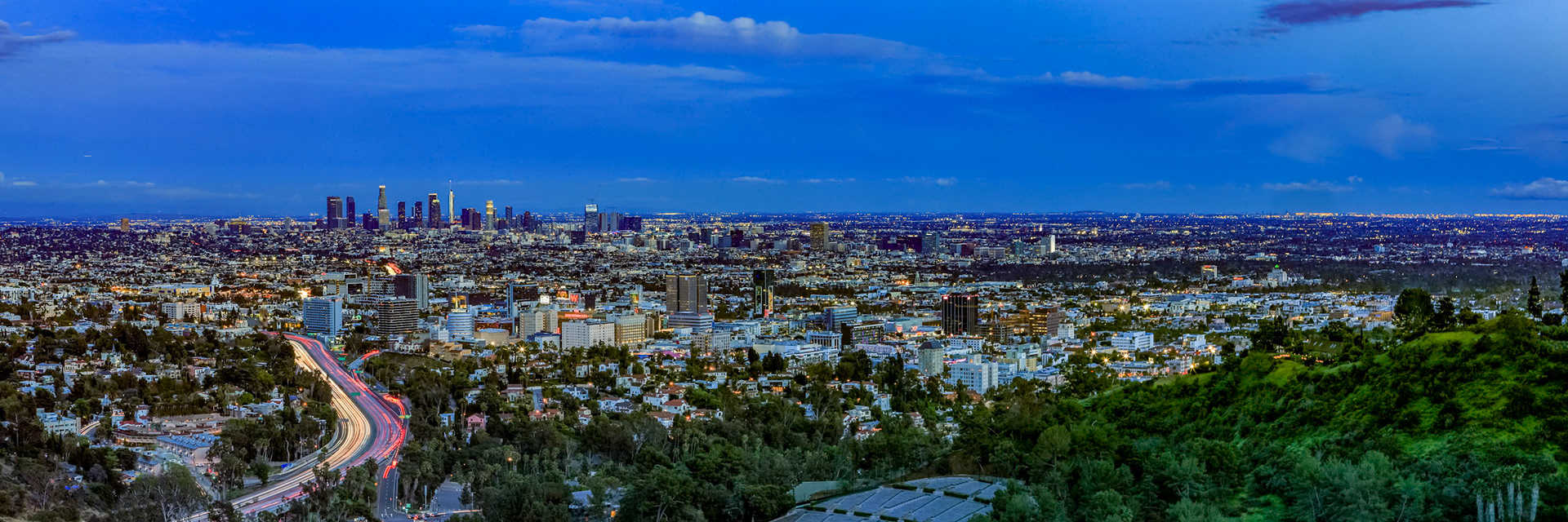 Los Angelas from Mulholland Drive - 2019