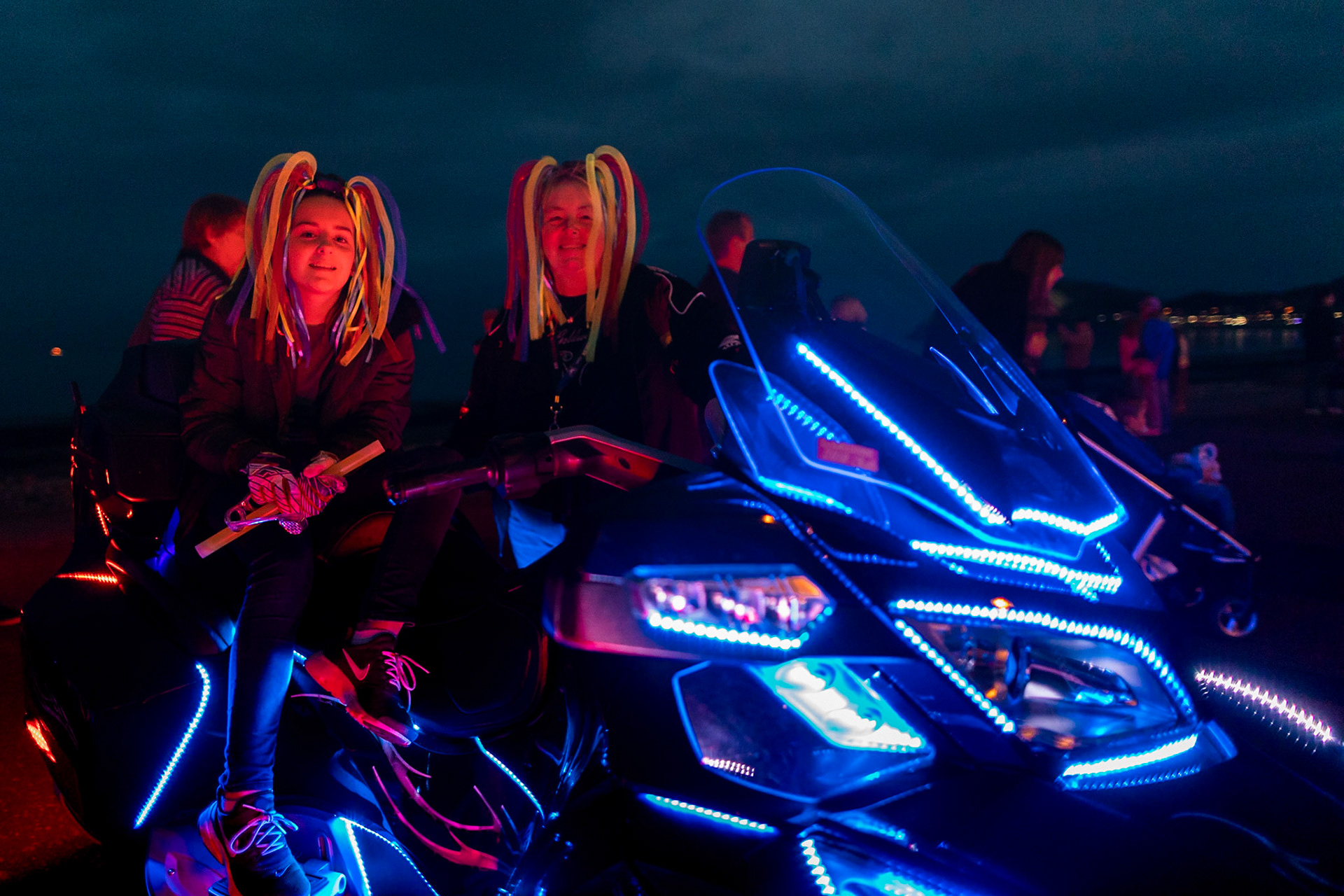 Gold Wing Light Parade