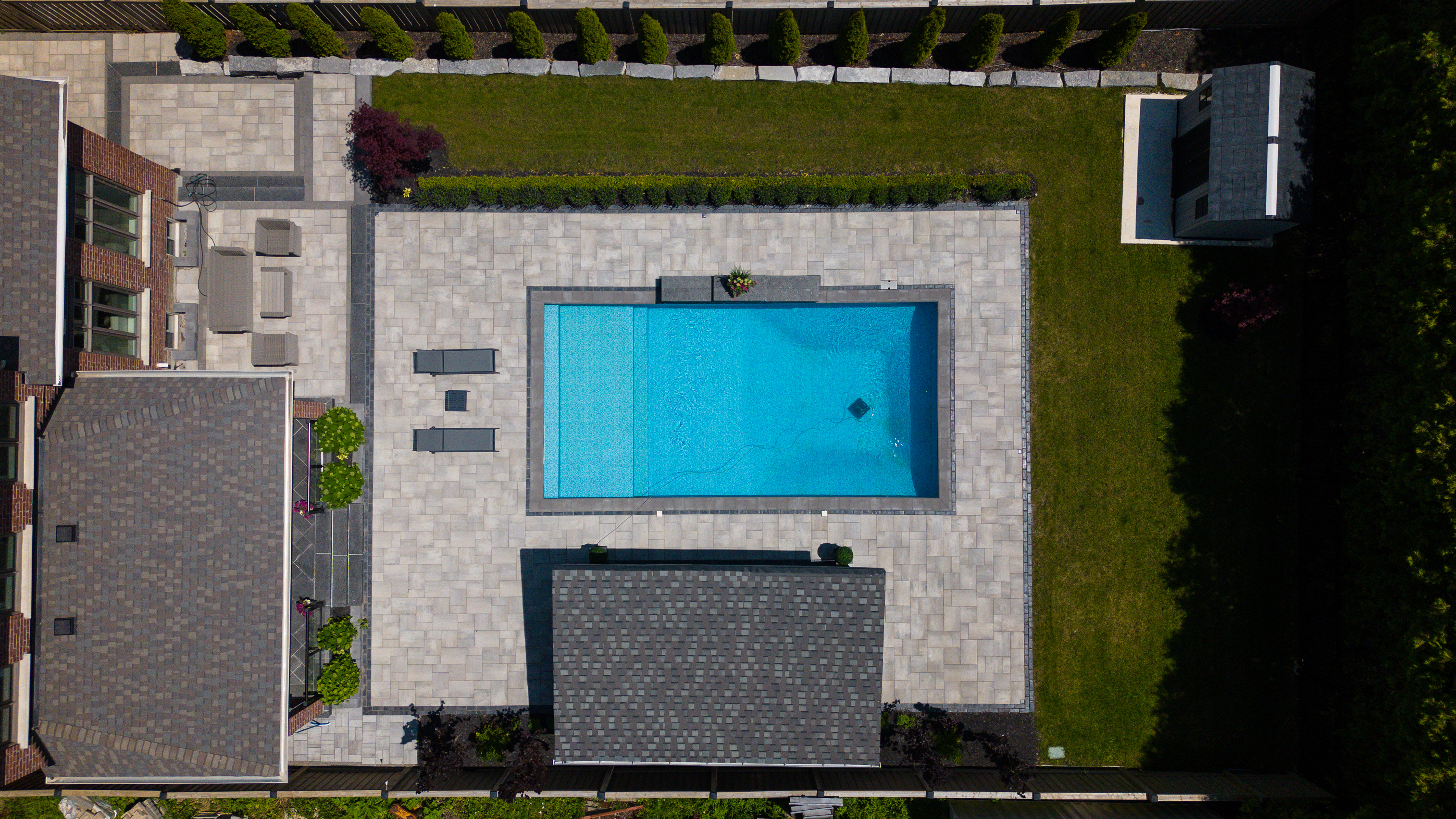 5 Hogan Court | King, ON | Backyard Pool (Drone)