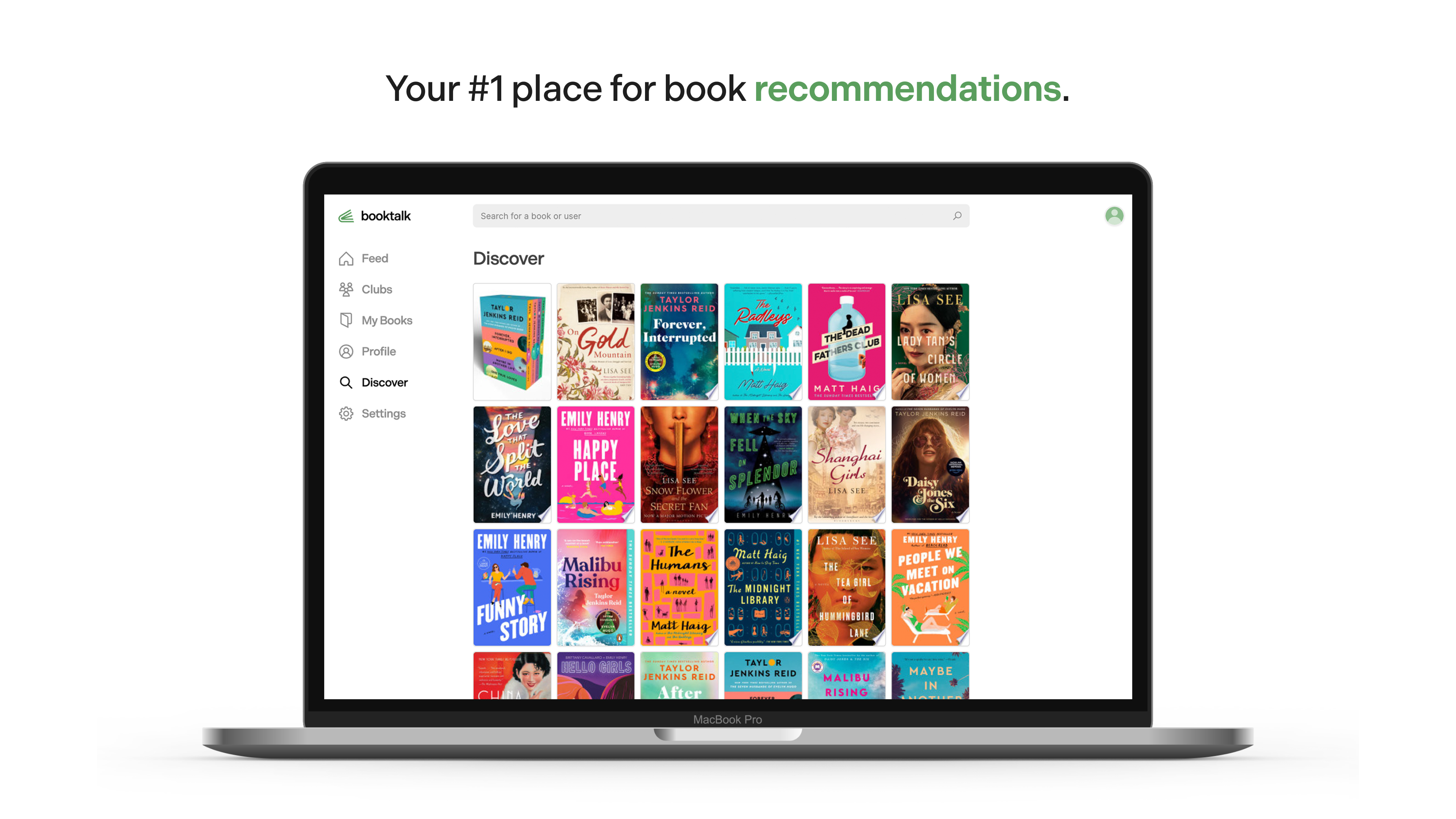 Your #1 place for book recommendations.