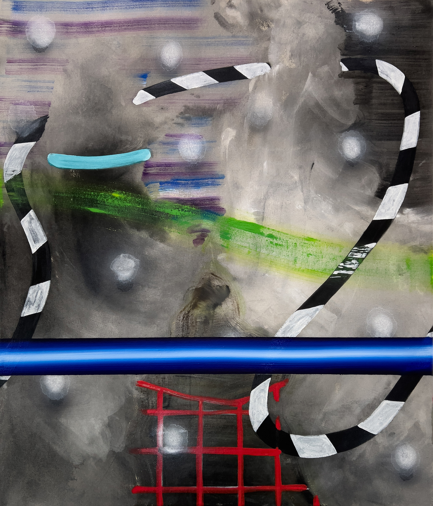 "Merged XXIII", 2023, oil on canvas, 70 x 60 cm