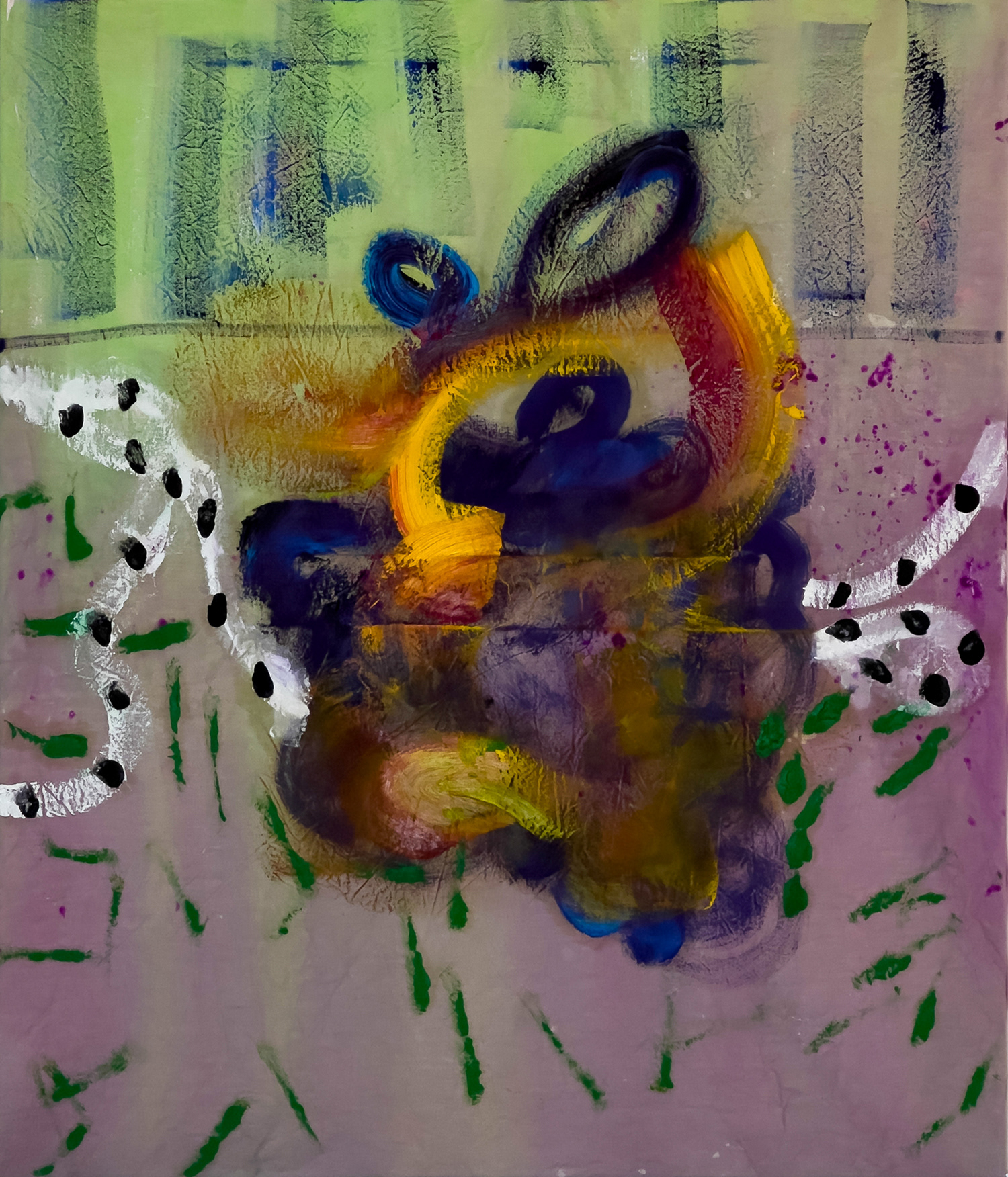 "Merged VIII", 2023, oil on canvas, 70 x 60 cm
