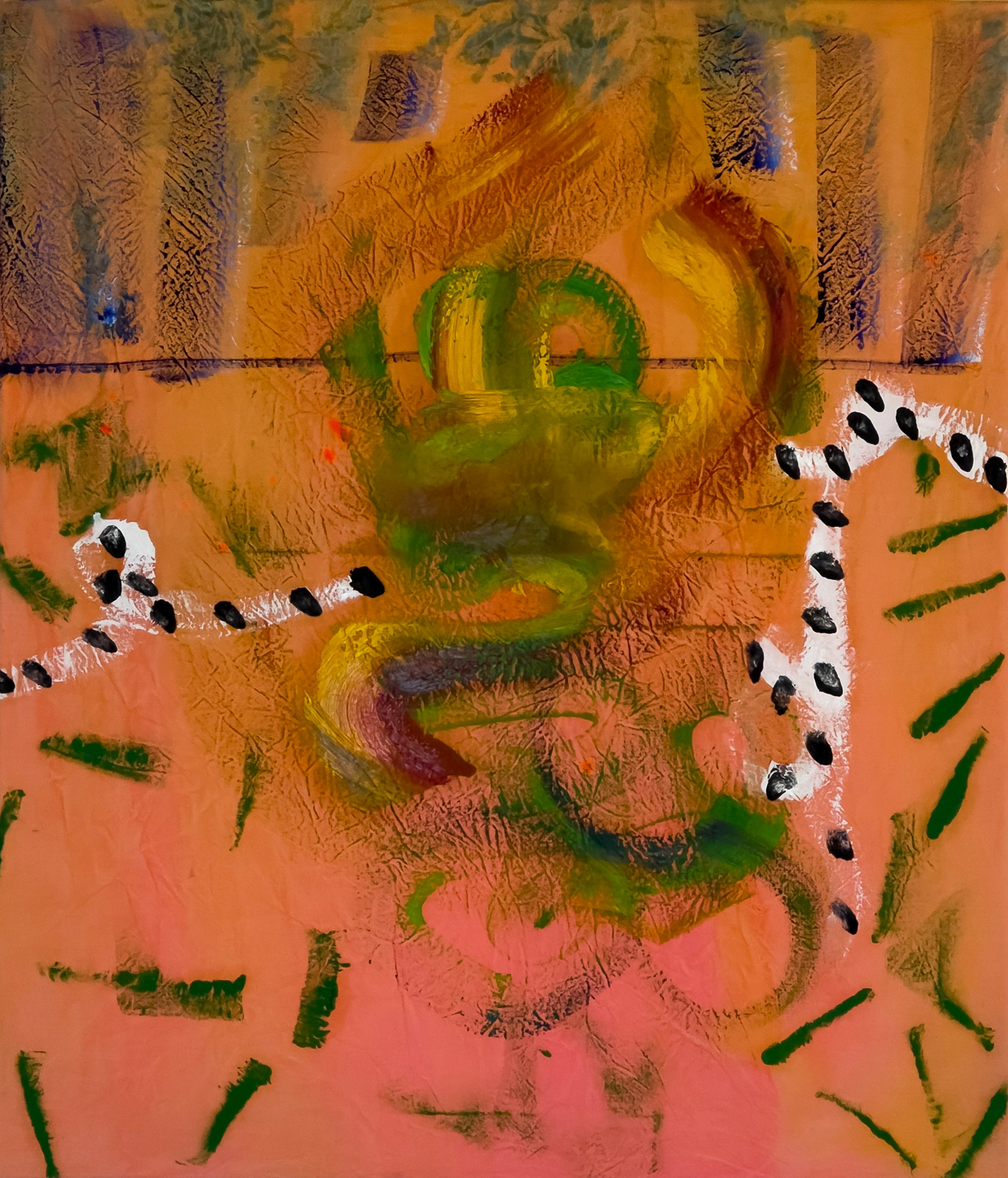 "Merged VII", 2023, oil on canvas, 70 x 60 cm