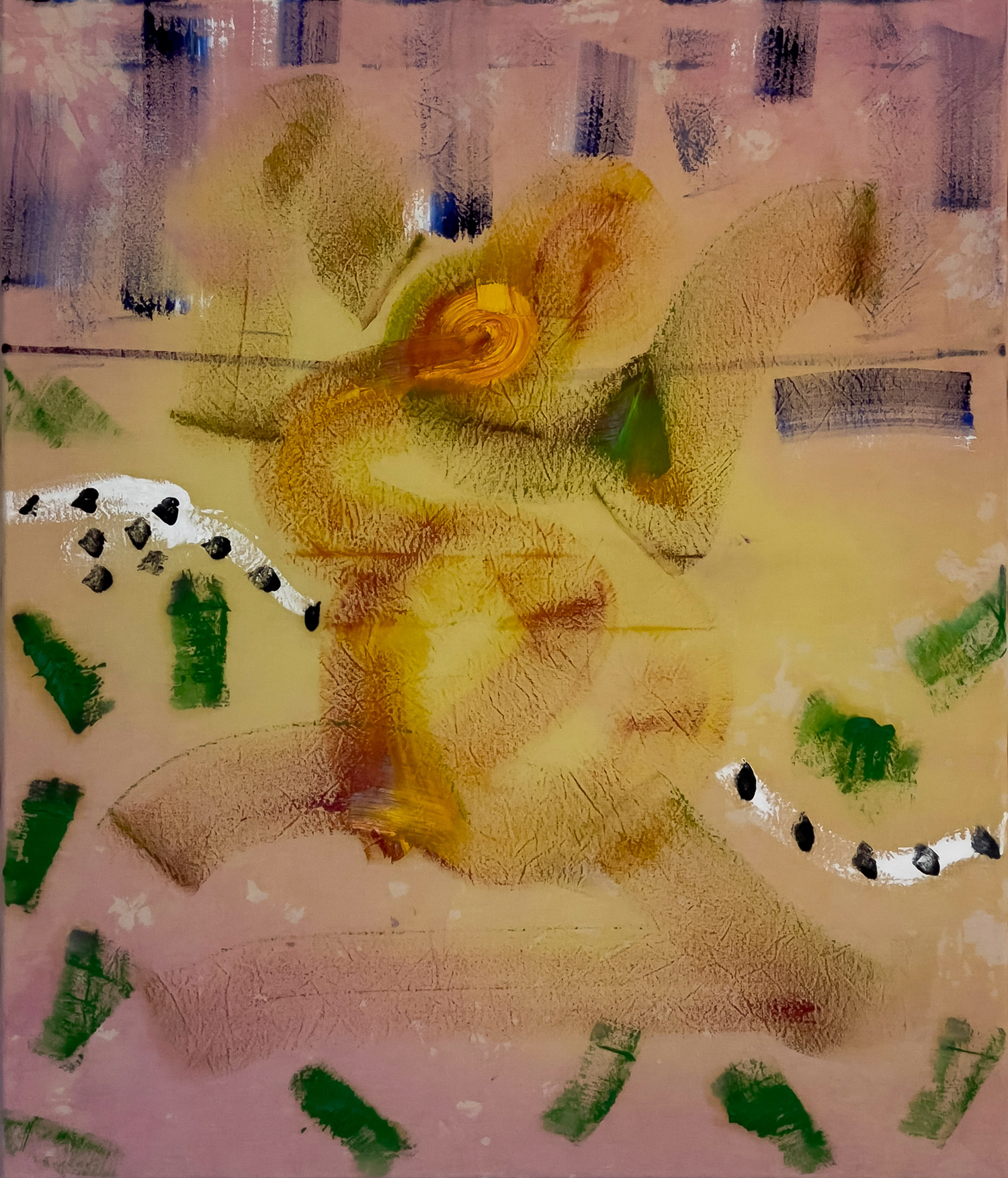 "Merged V", 2023, oil on canvas, 70 x 60 cm