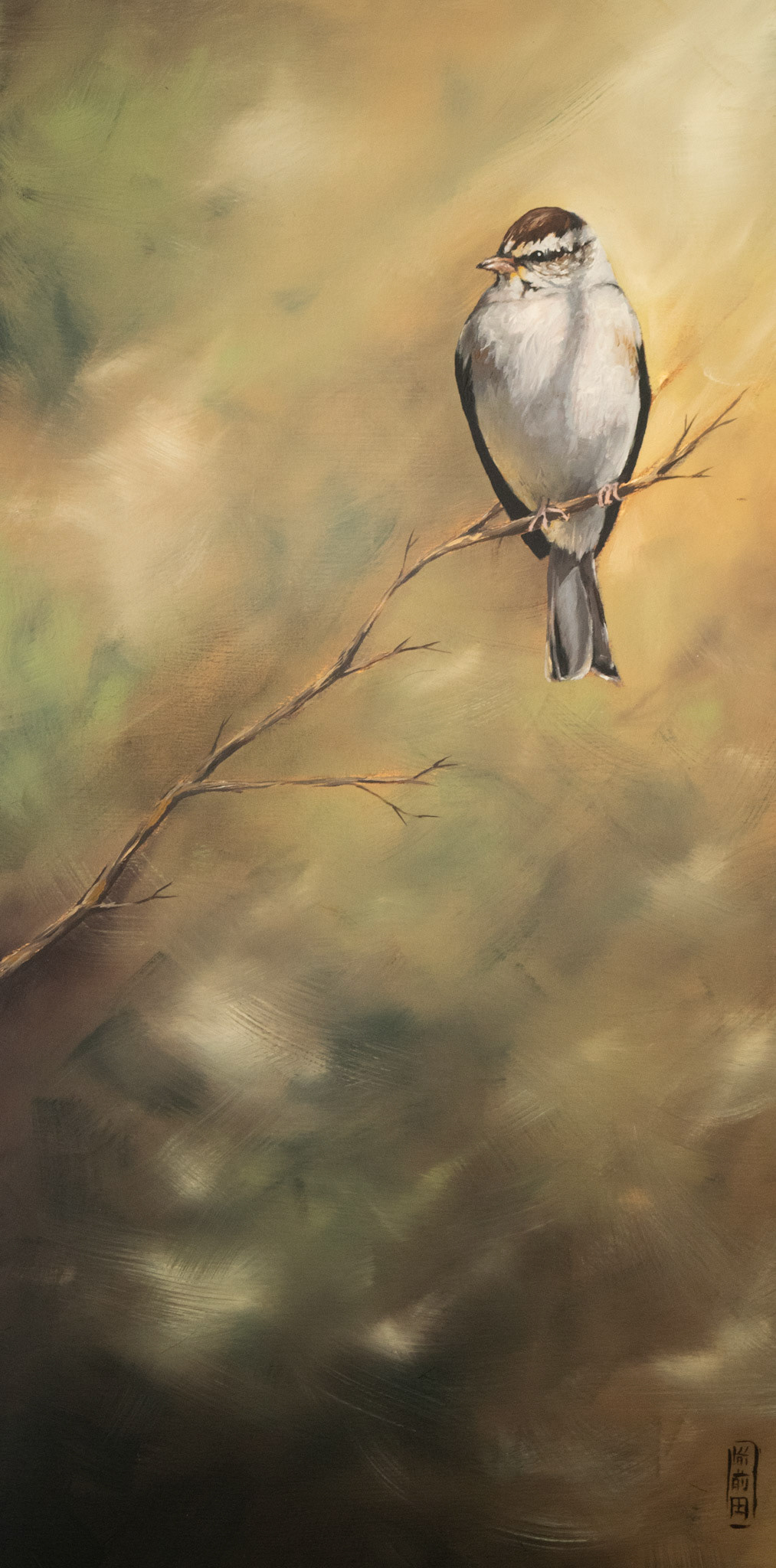 chipper morning | oil on linen | 12x24