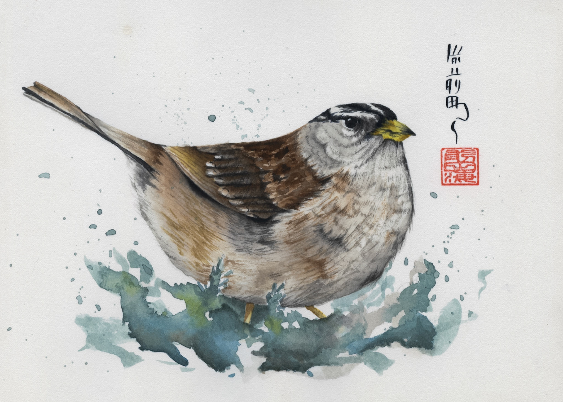 watercolor on paper | 5x7