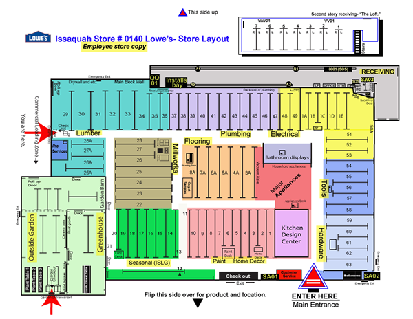 kevin sundquist - Lowe's Store Map