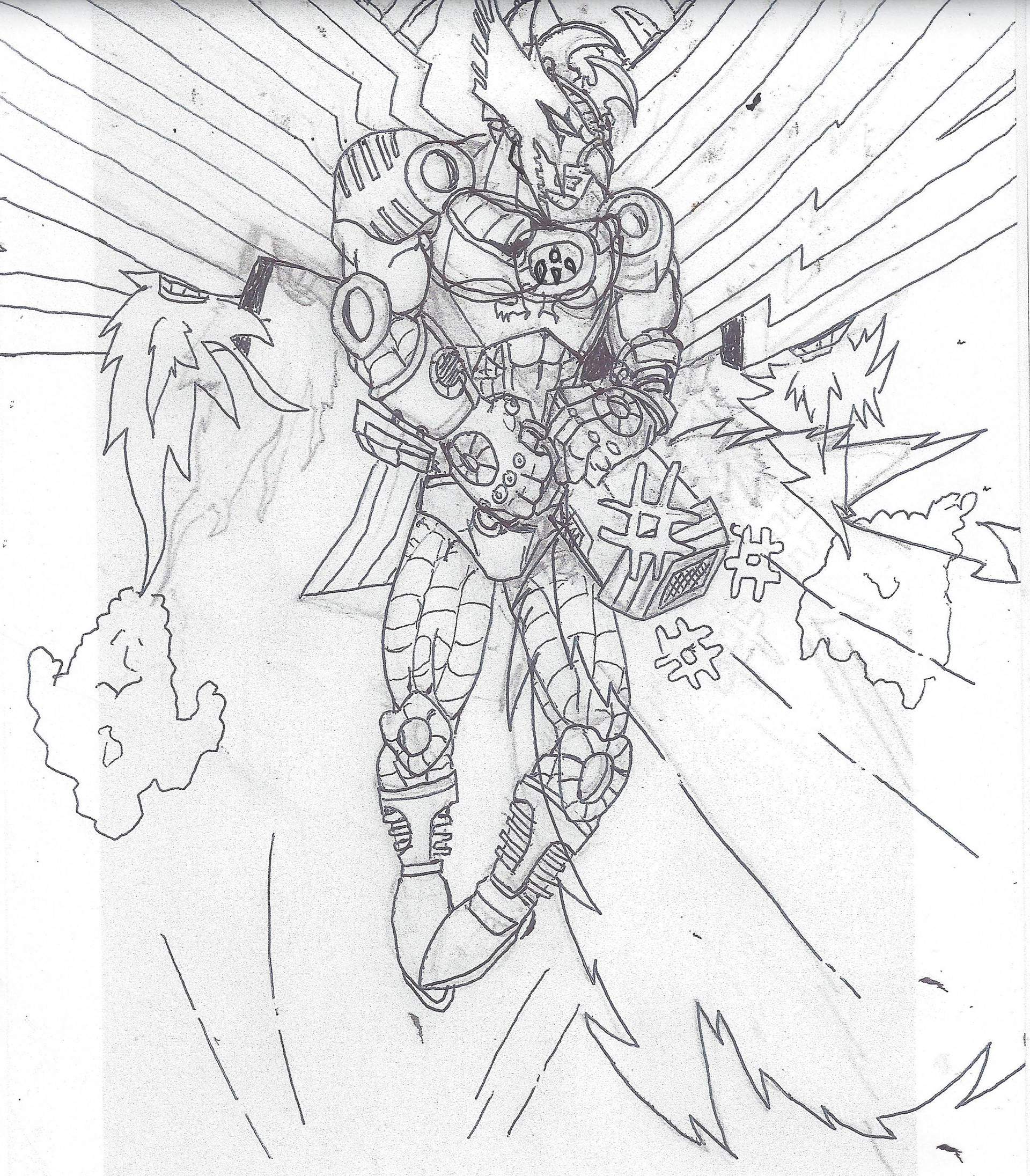Upper Left inked