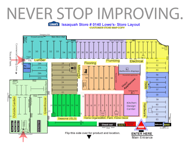kevin sundquist - Lowe's Store Map