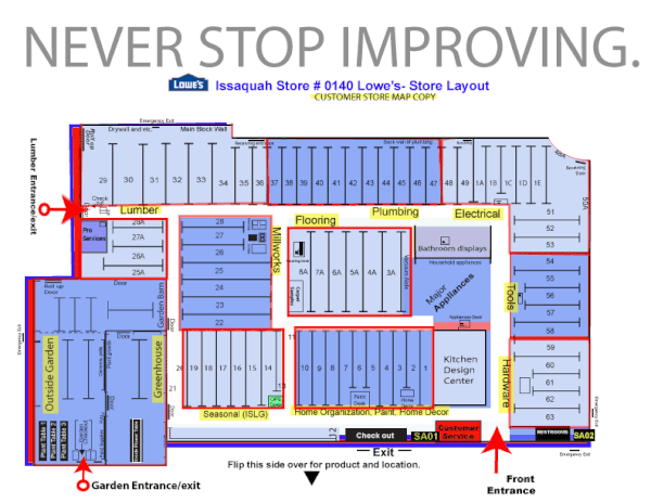 kevin sundquist - Lowe's Store Map
