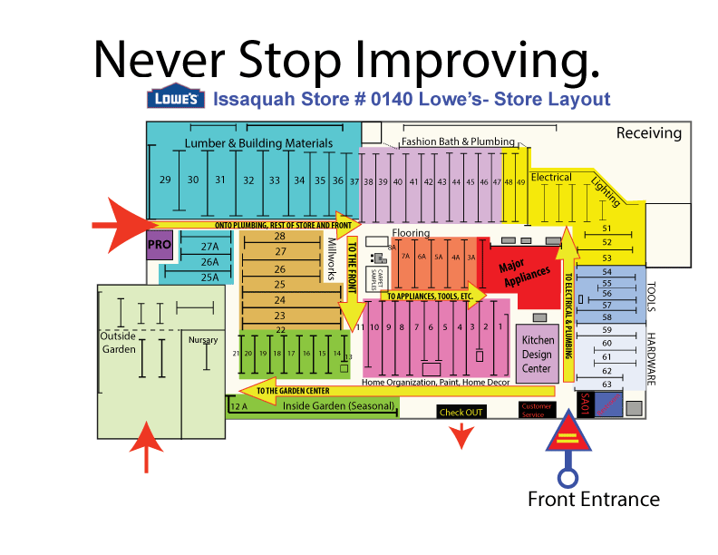 kevin sundquist Lowe's Store Map