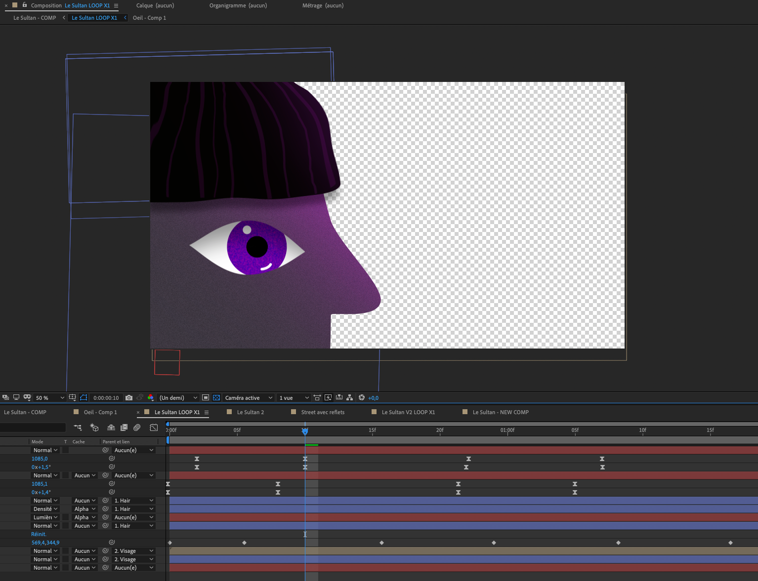 Illustration, Animation, Cartoon, Character Walkcycle, Endless loop, Eyes Rigging, Motion Design, Behind the Scene