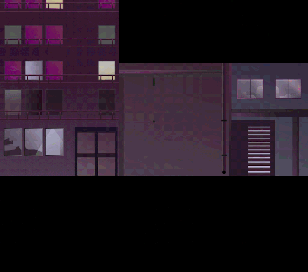 Behind the Scene, Illustration, Animation, Motion Design, Lights, Street, Sketch