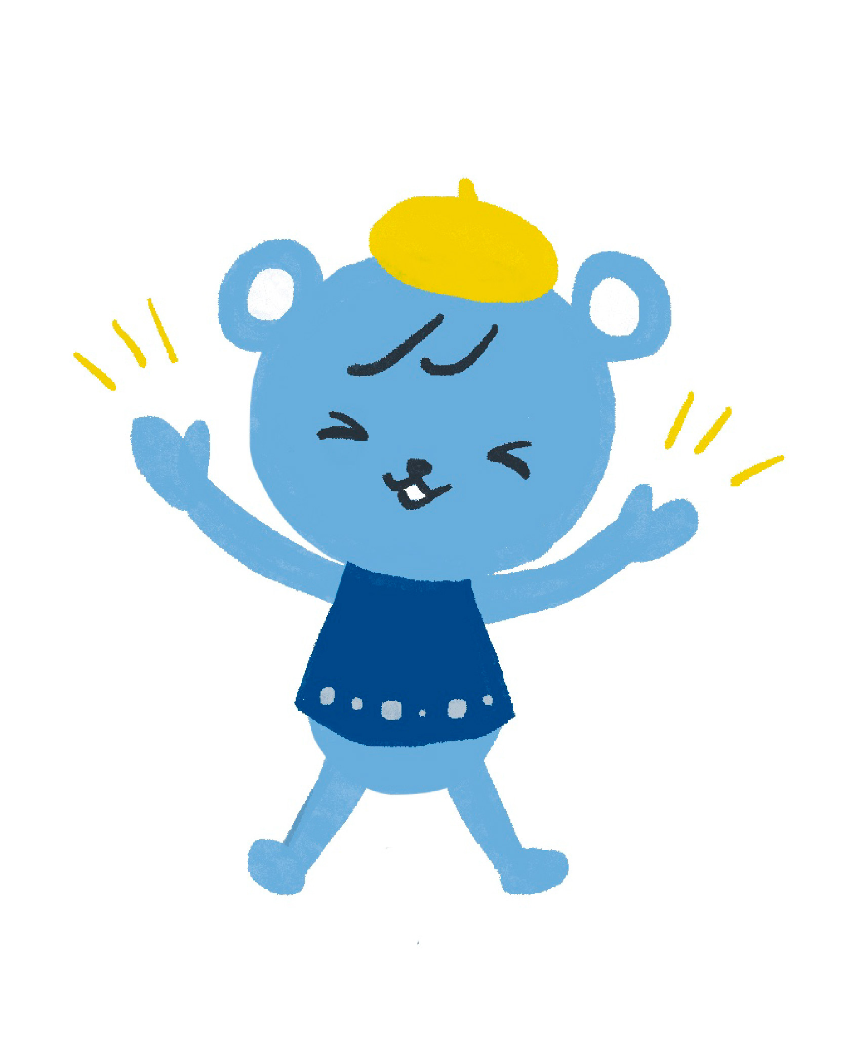 くまのキャラクターイラスト