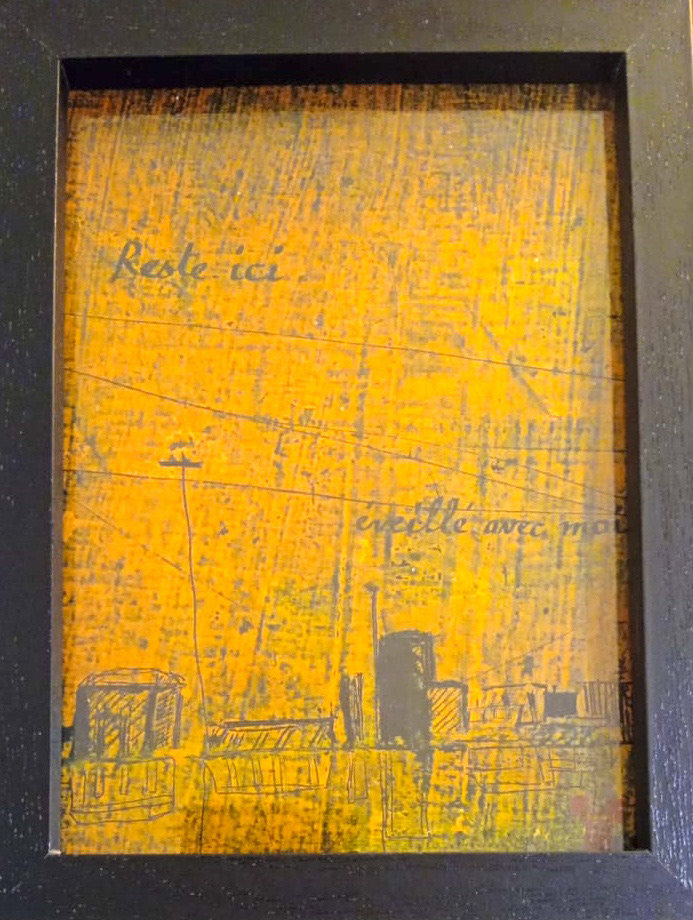 Yvan Emonides - Série «Ruine», Reste ici, 2010 18 x 13 cm Techniques mixtes 120€