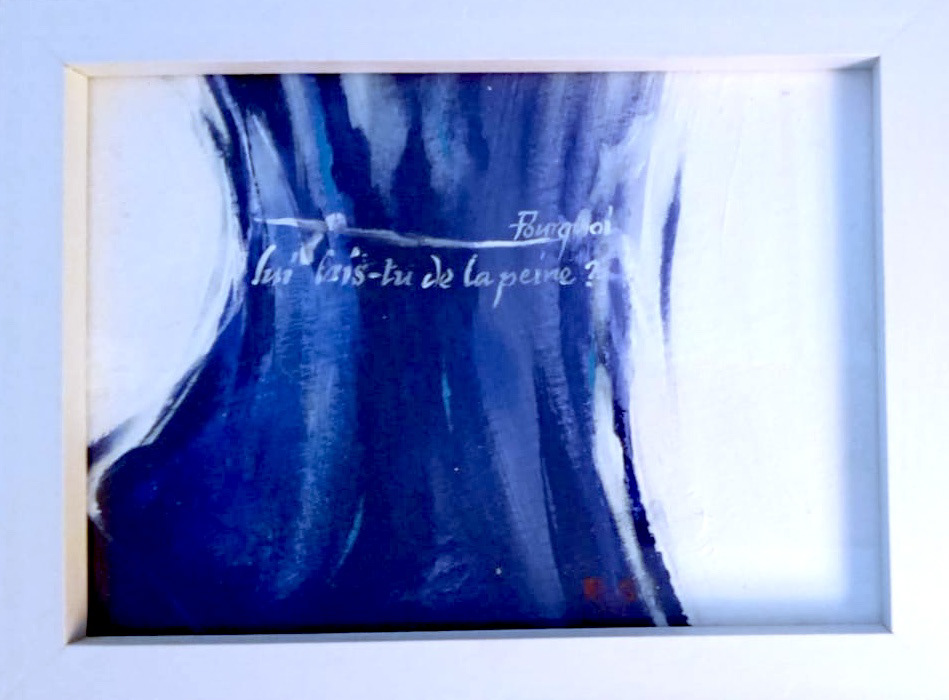 Série «Cieux», Pourquoi, 2010 18 x 13 cm Techniques mixtes, Collection privée