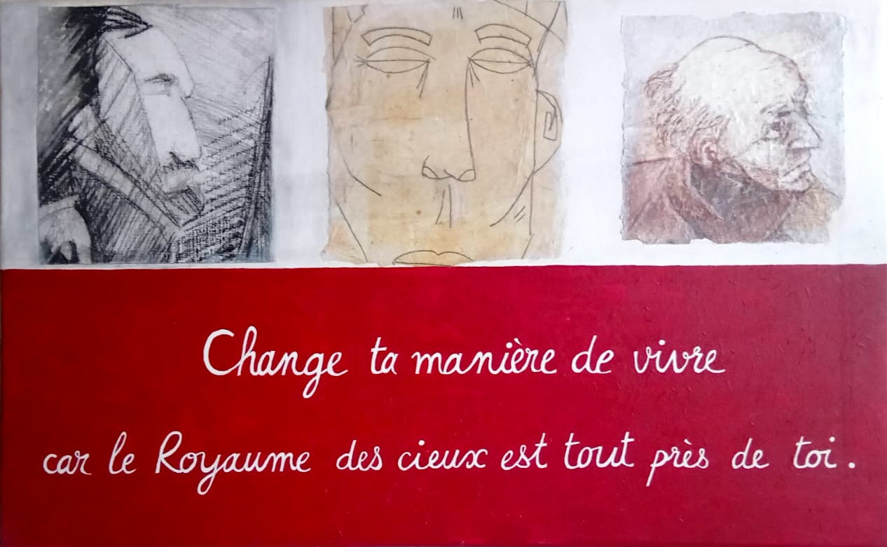 Matt • 0417, 2010-2020 80 x 50 cm Pierre noire, fusain, graphite et pastel à l’huile ; Mine de plomb sur papier de soie ; Sanguine, acrylique sur toile 600€