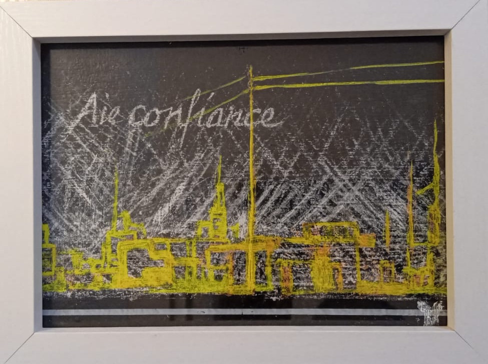 Yvan Emonides - Série «Ville», Aie confiance, 2010 18 x 13 cm Techniques mixtes 120€