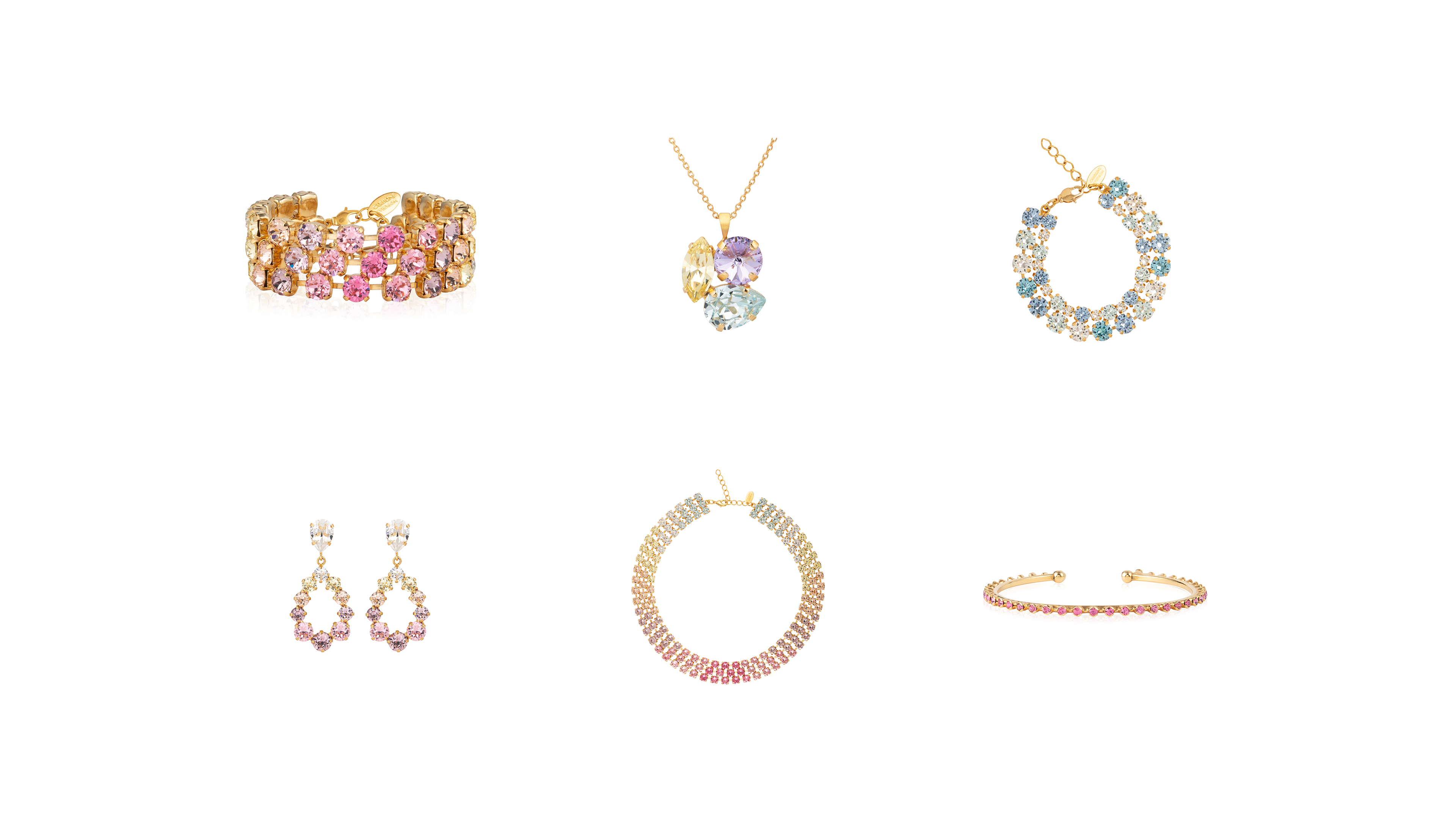 Guldsmycken på vit bakgrund, produktfotografering och reklambilder, peteringal.com, Peter Ingal Photography, fotograf i Stockholm