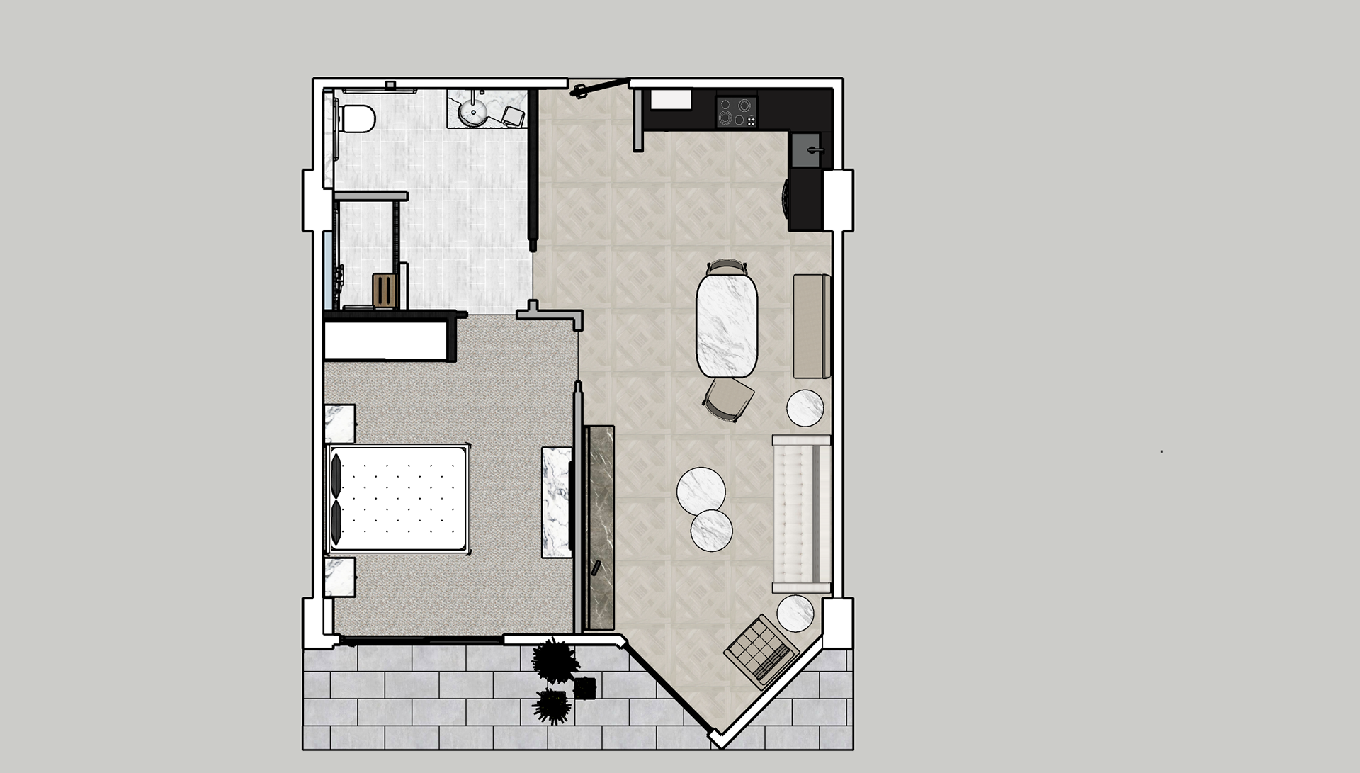Hotel Suite Floor Plan