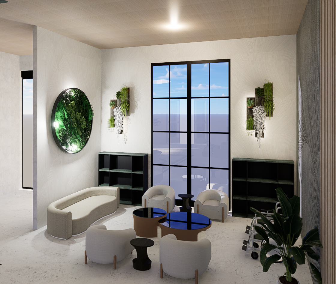 Reading Area in Lobby