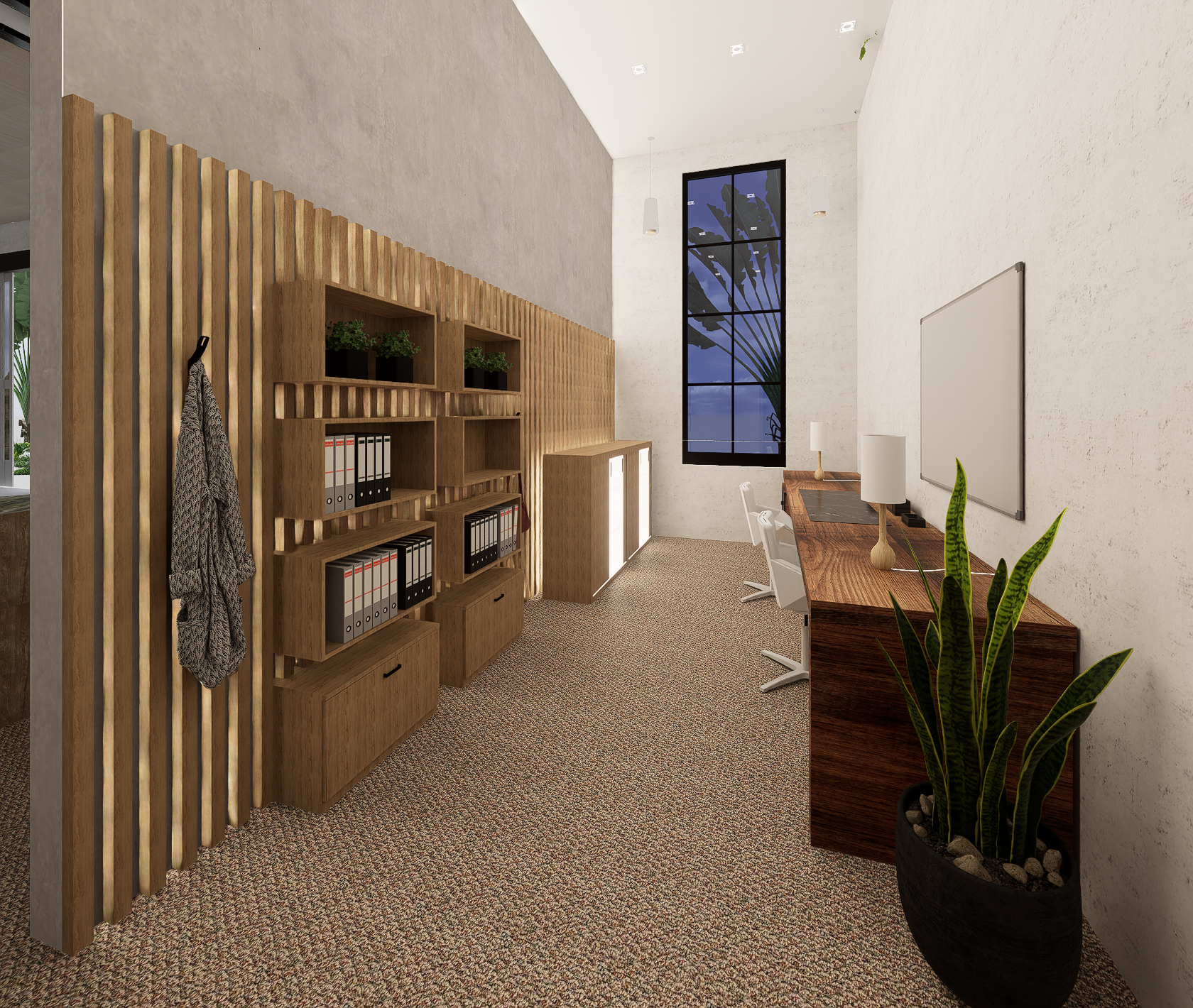 Back Office behind Reception