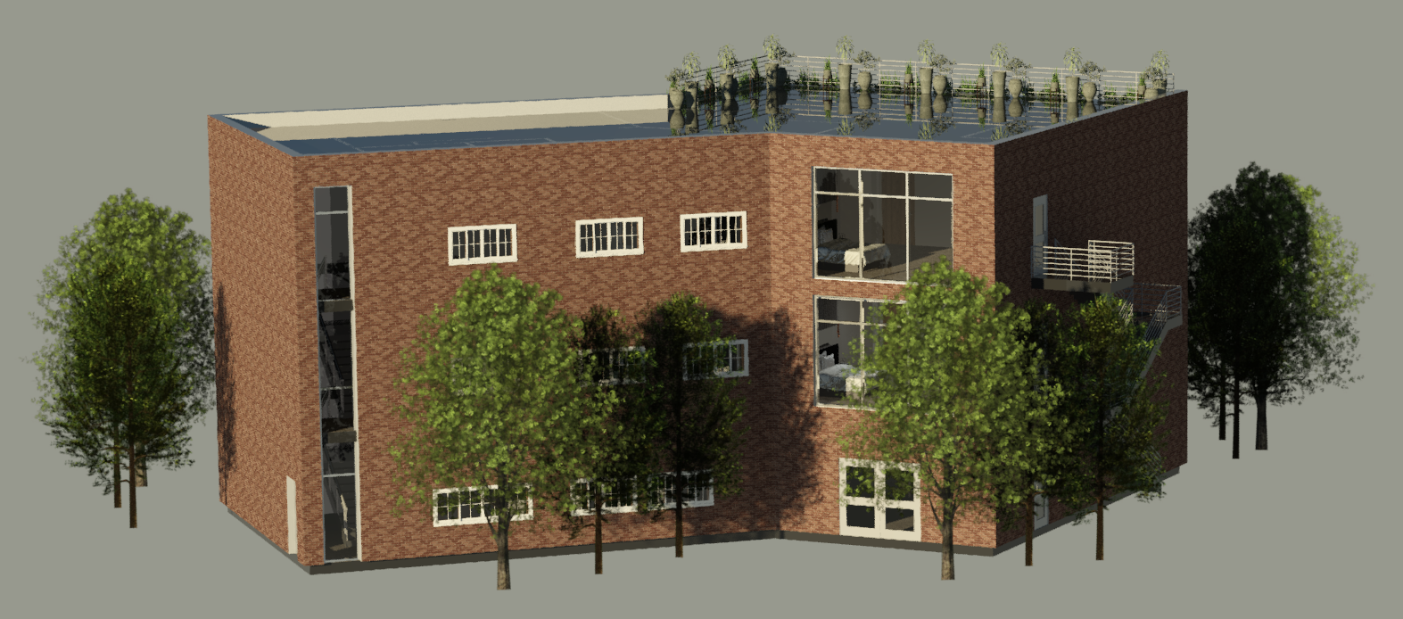 Back of Building