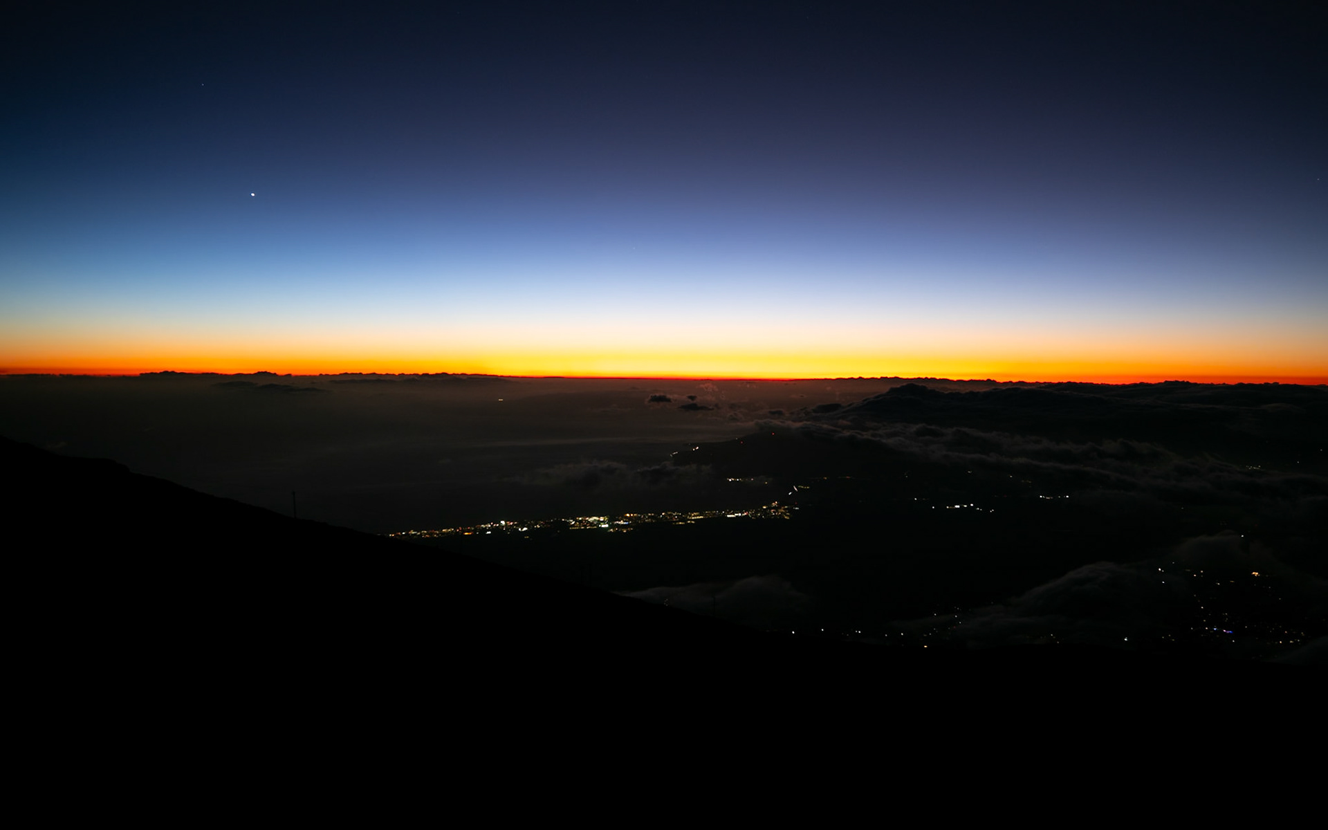 Haleakala Town Below