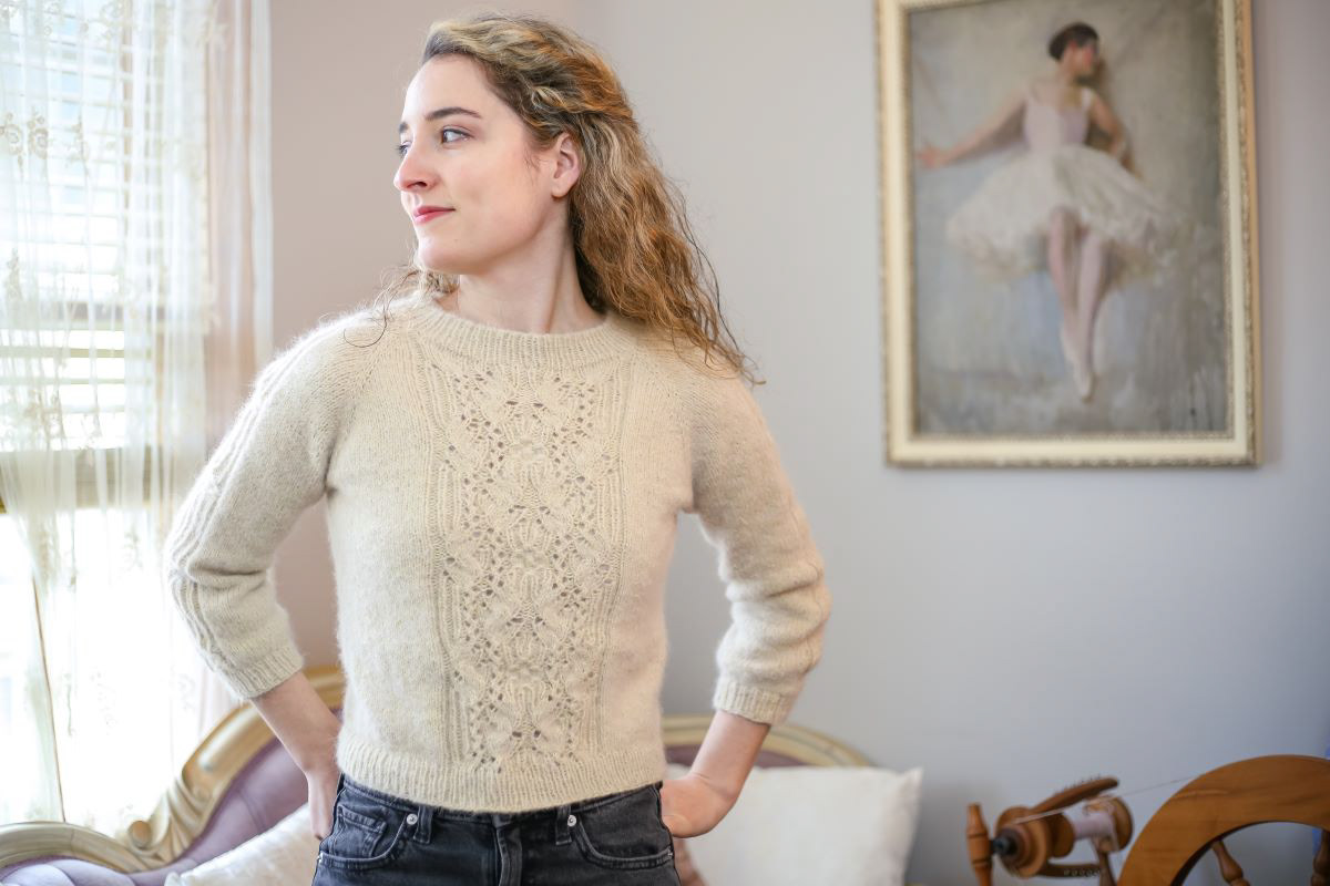 Sweet Poppy Pullover by Jennifer Owens