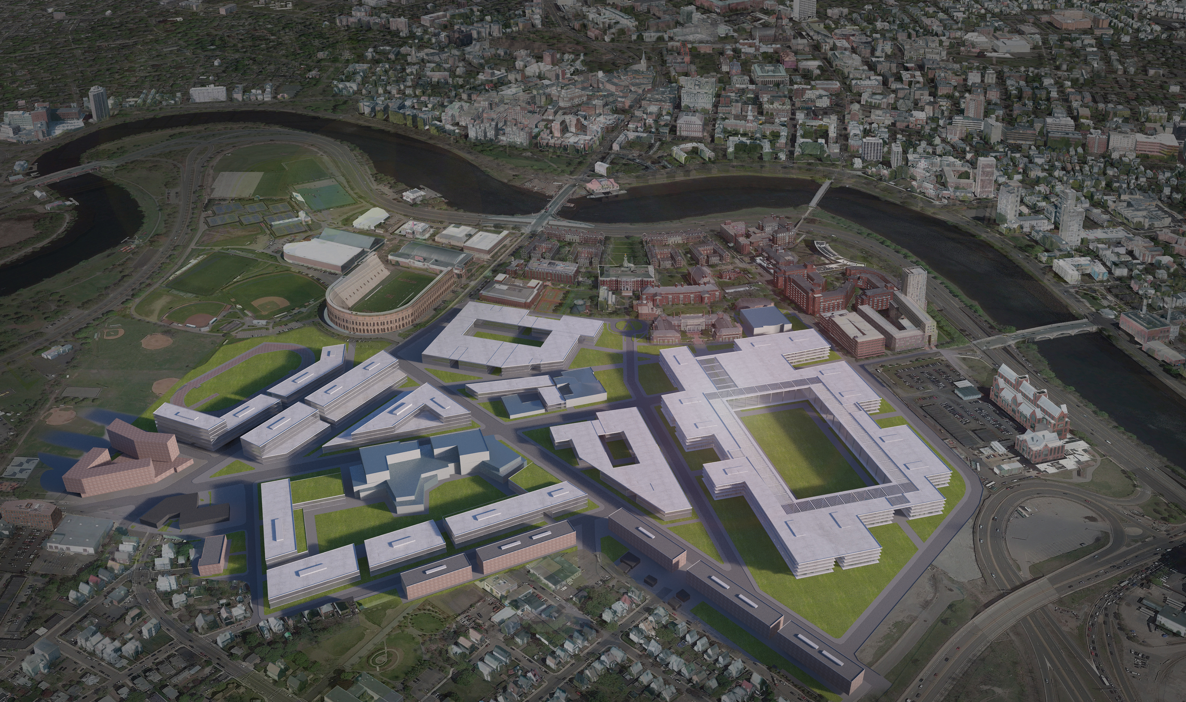 Aerial View of Allston Campus