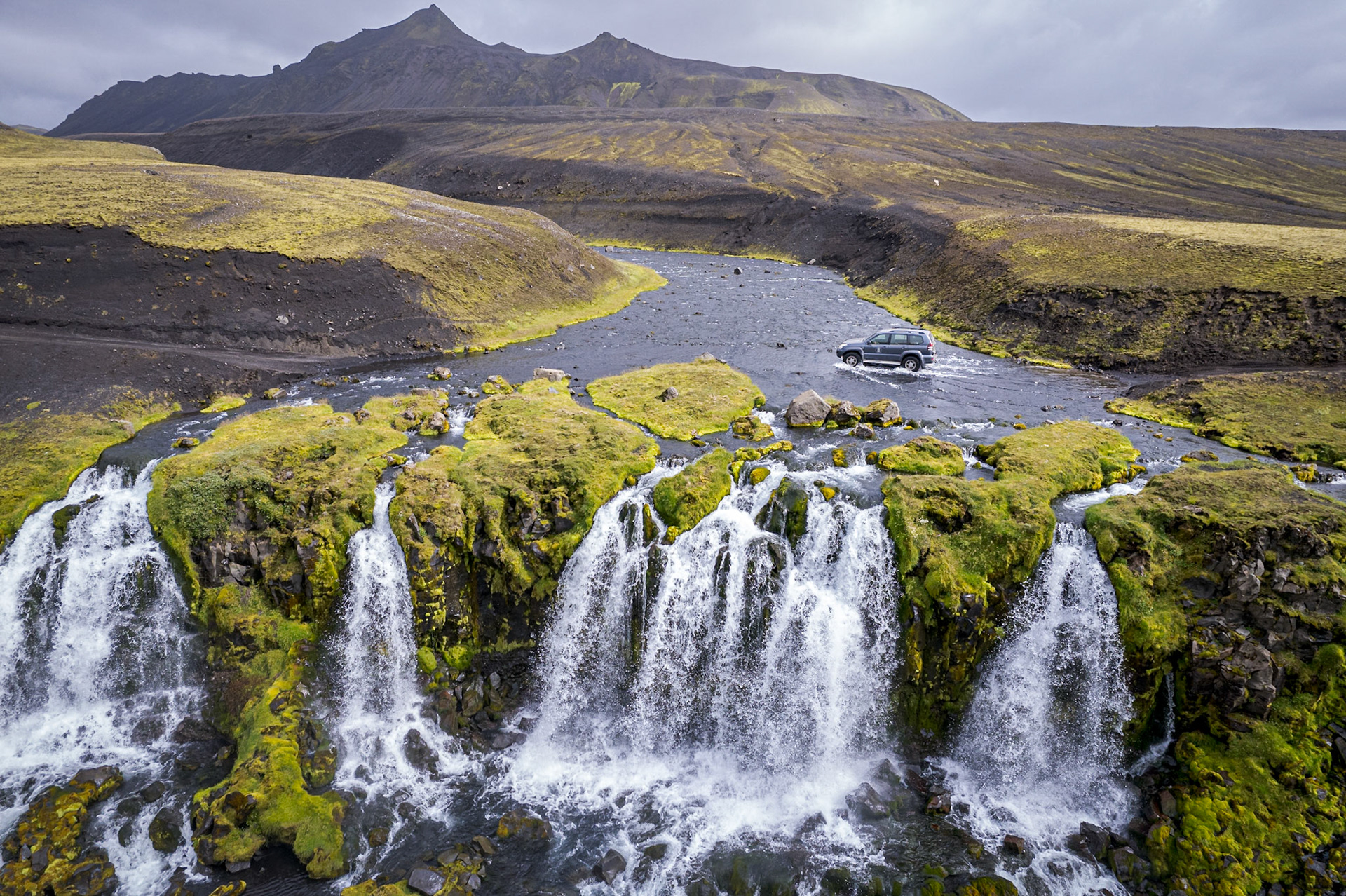 Blafjallafoss waterfall