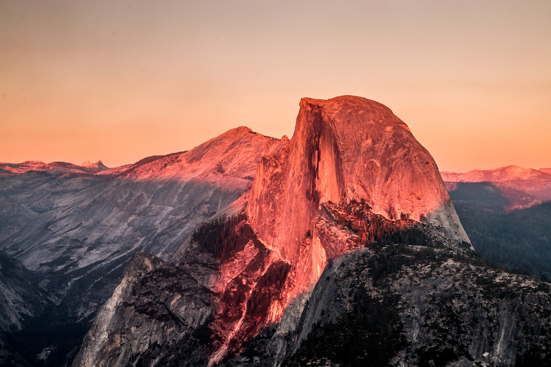 Glacier Point - Half Dome Sunset