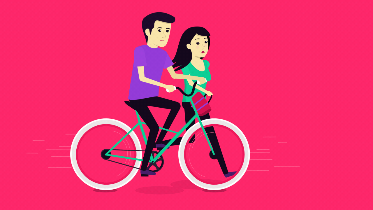 Run is Fun: Fahrrad fahren und Rennen