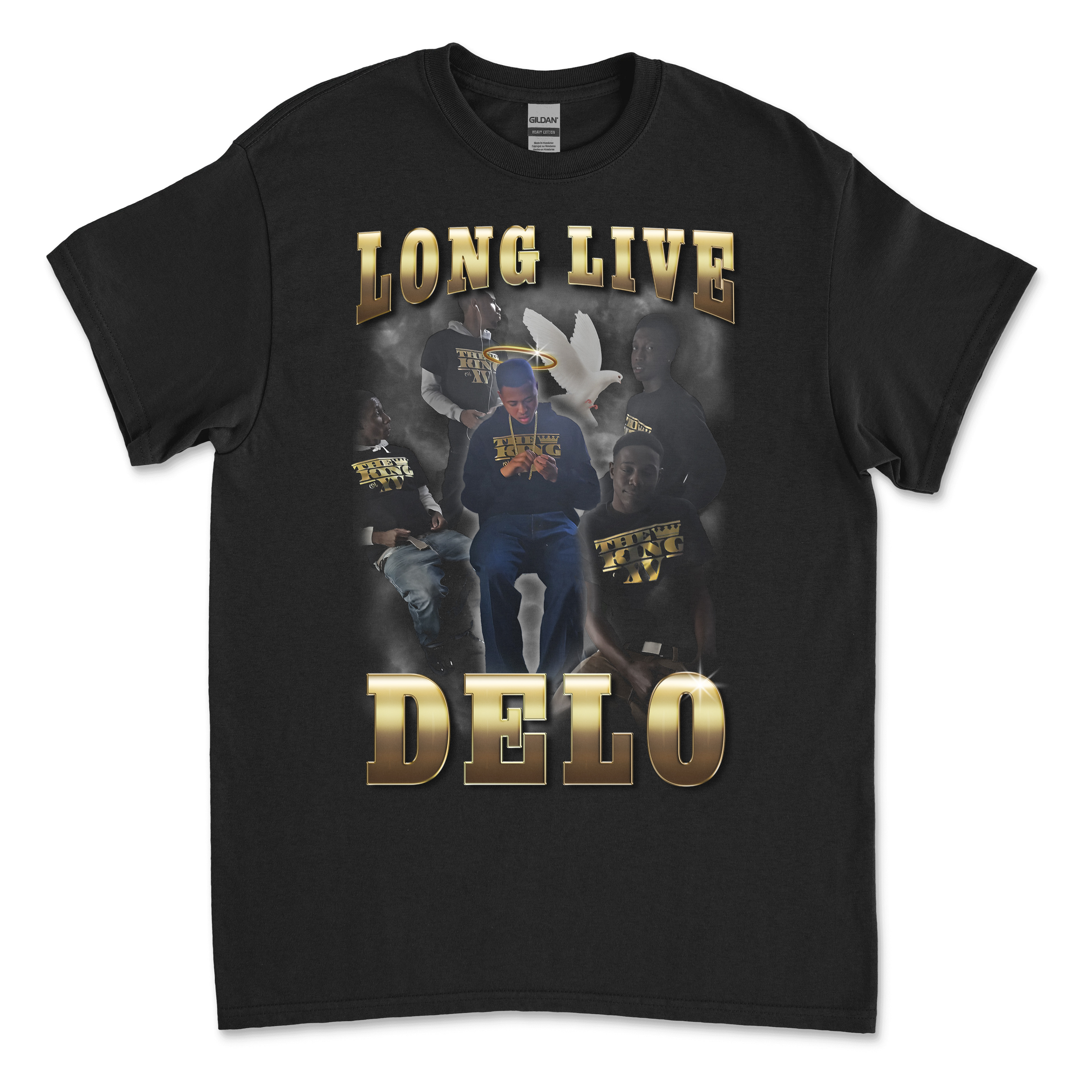 Memorial t-shirt design for a group of clients mourning the loss of their friend and classmate.