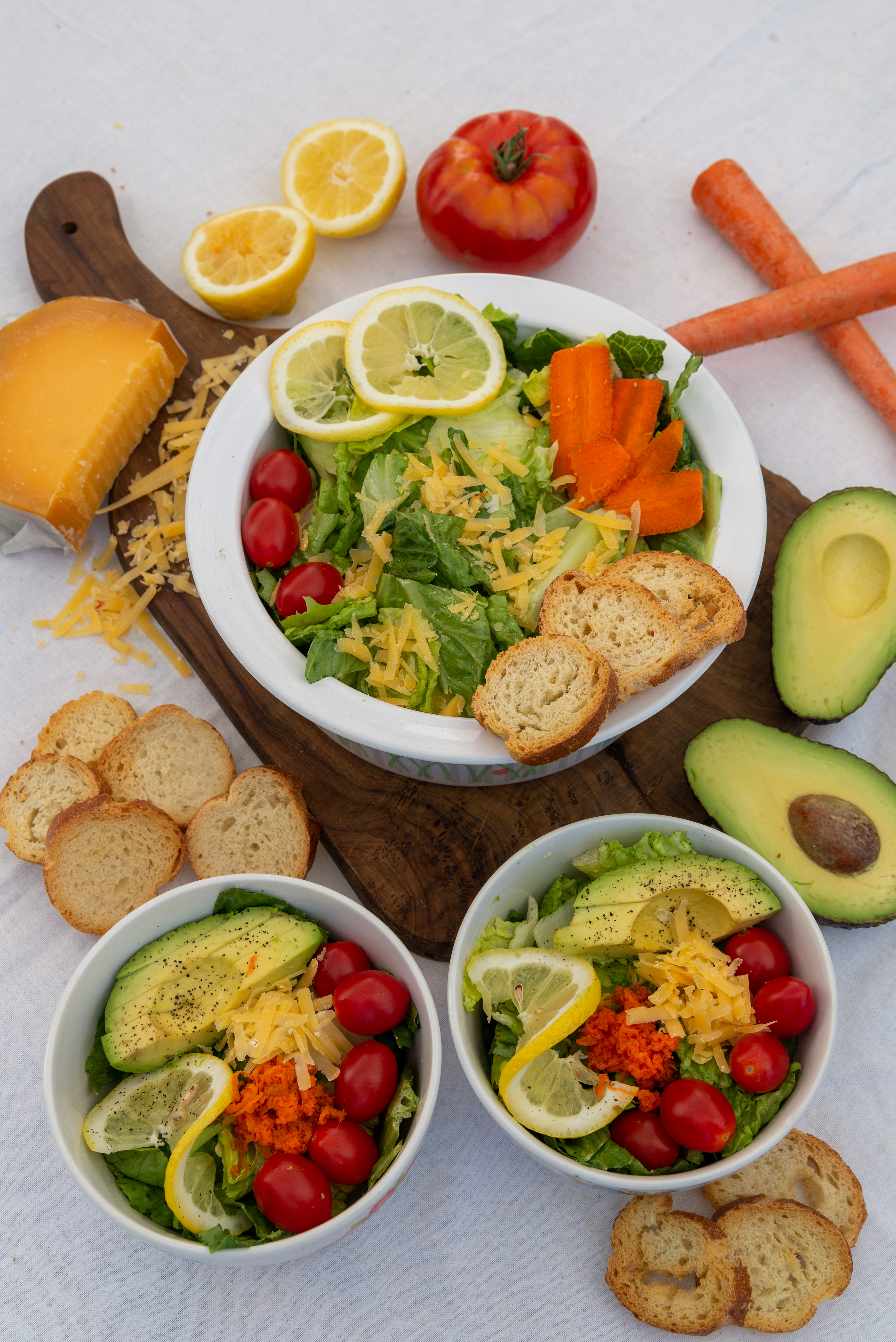Organic Salad Food Product Shoot. June 2019