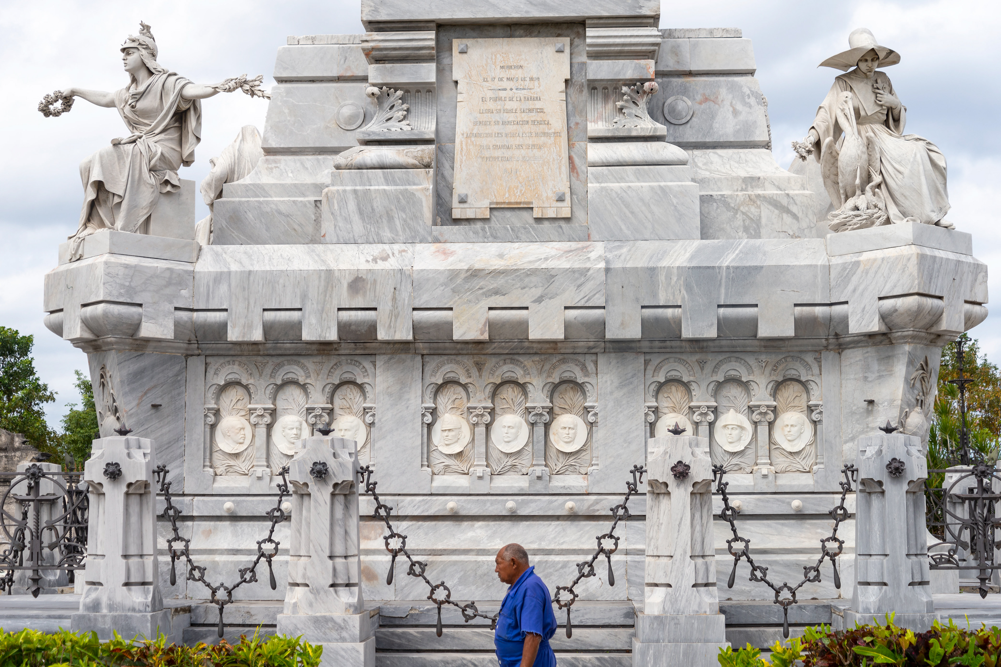 Fireman Memorial. Havana (La Habana), Cuba. March 2019.