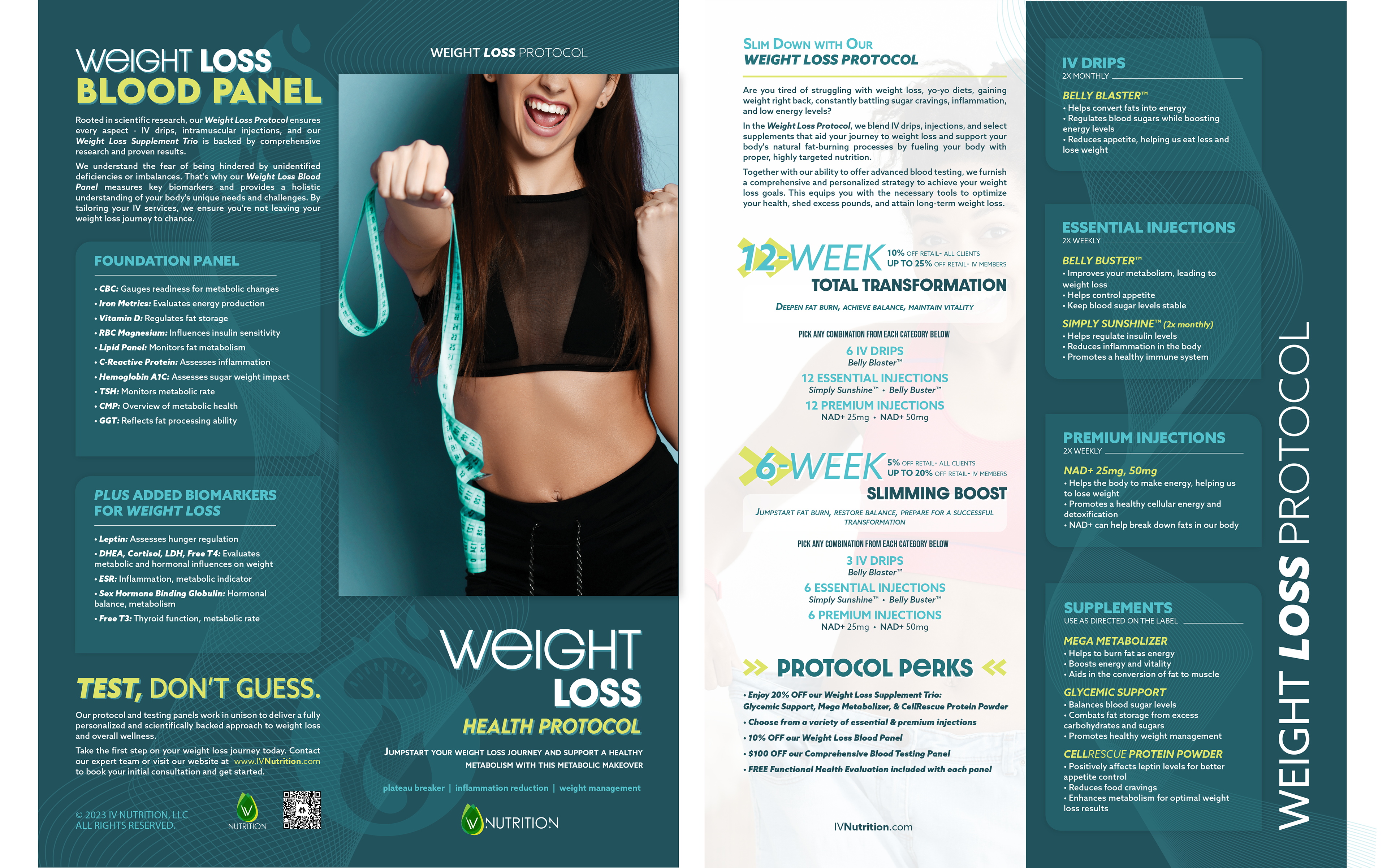 4" x 11" Brochure Cover Panels & 2 Interior Panels