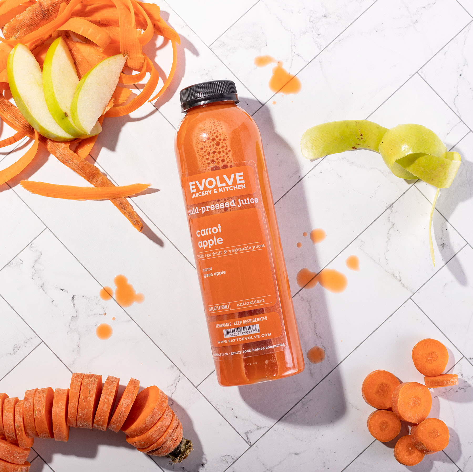 16oz Juice Bottle Label