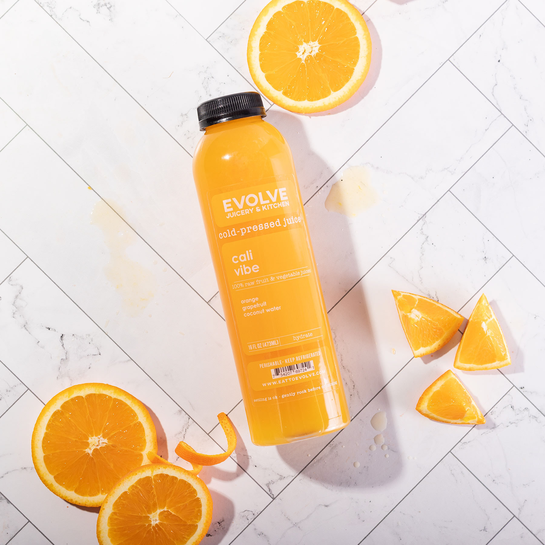 16oz Juice Bottle Label