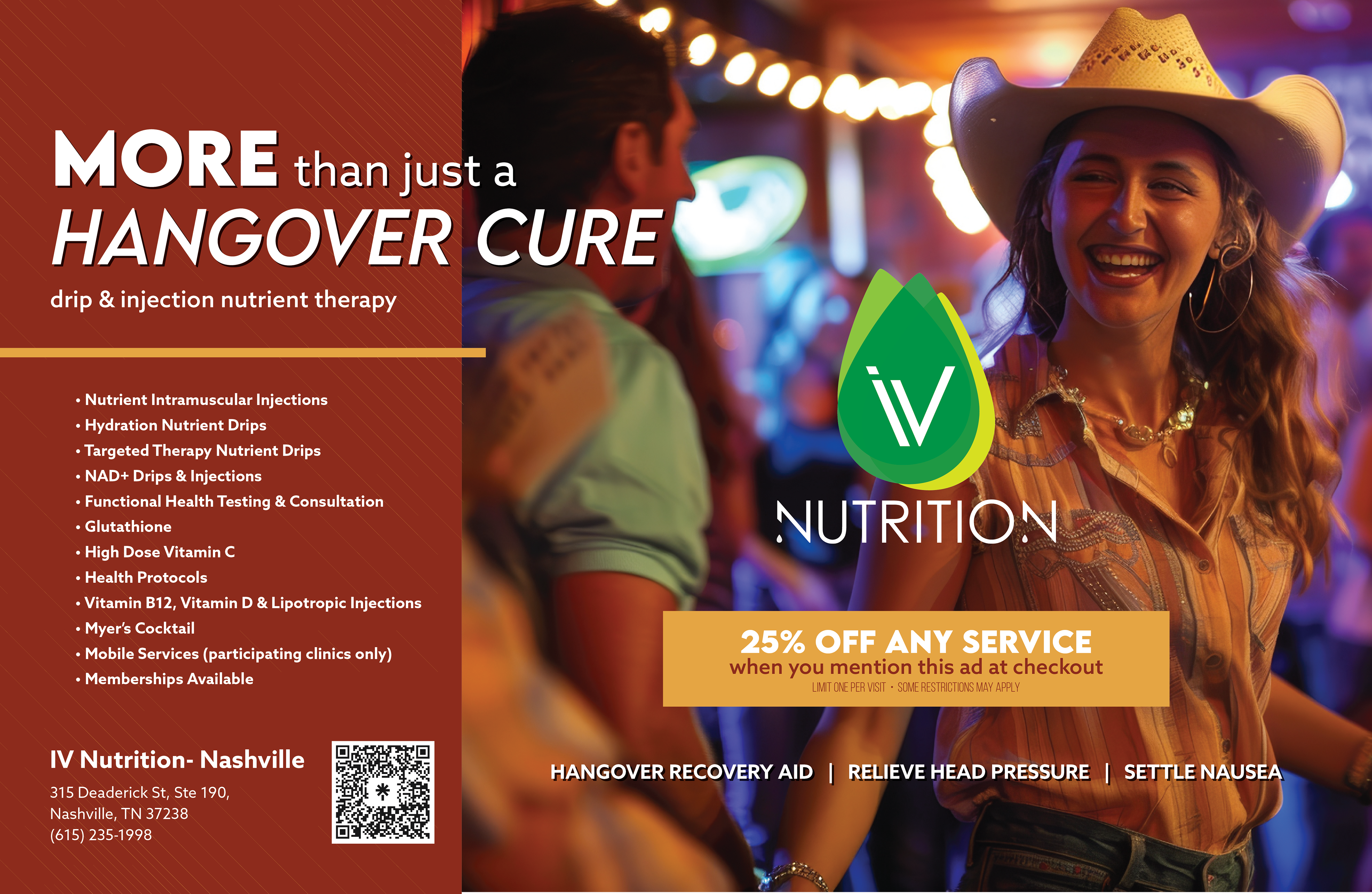 Digital Display Graphic for Nightclubs & Bars