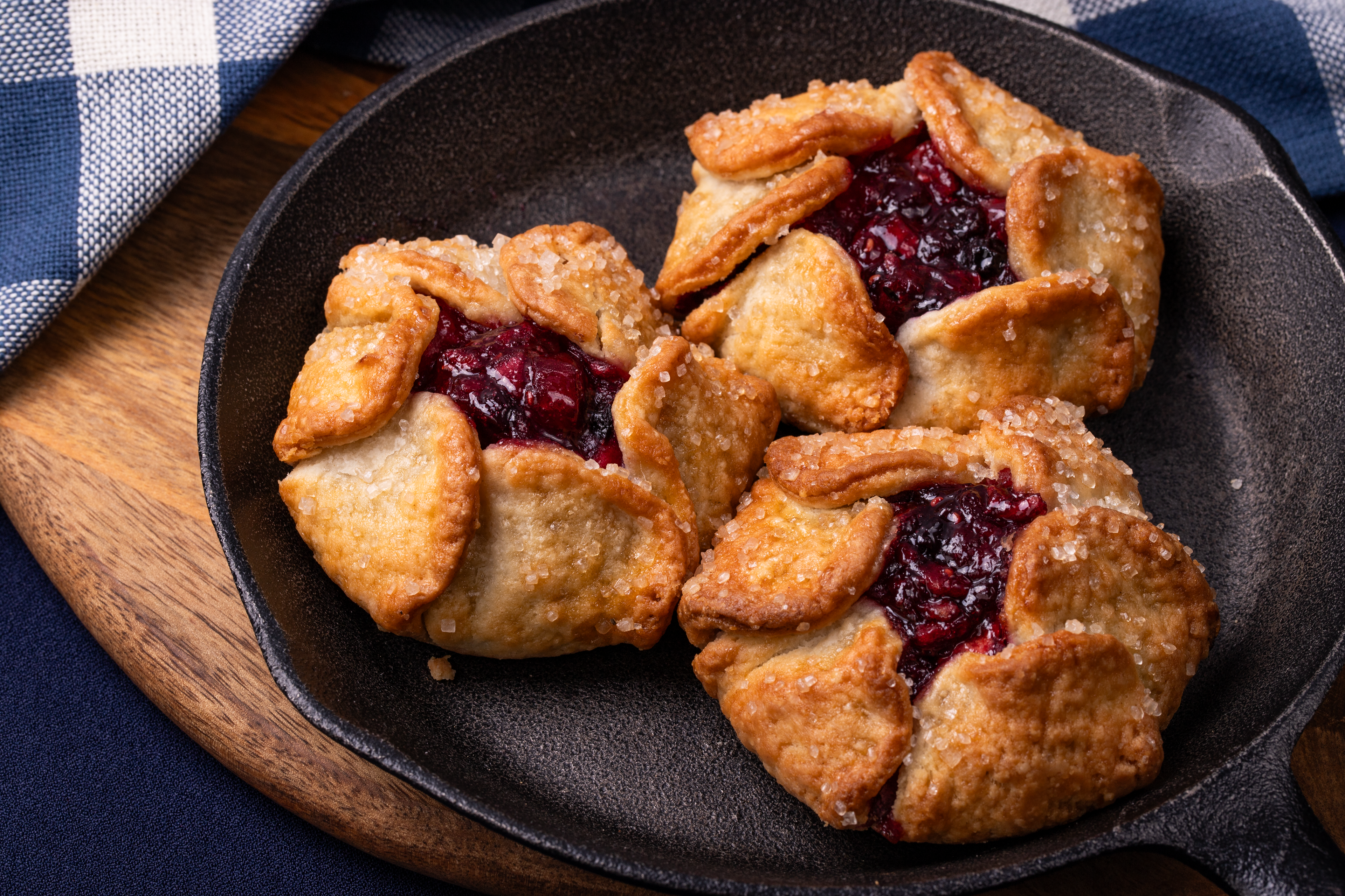 Triple Berry Apple Blossom Pastries