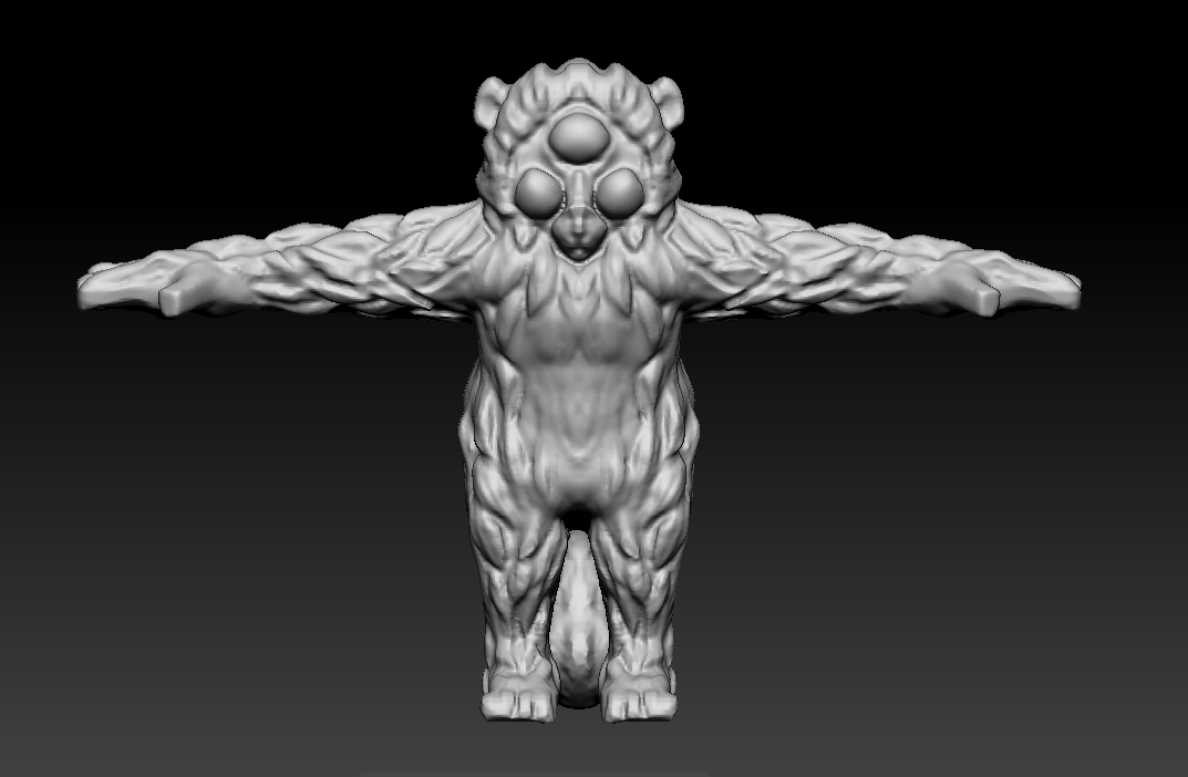 Character Modeling : Three Eyed Lemur